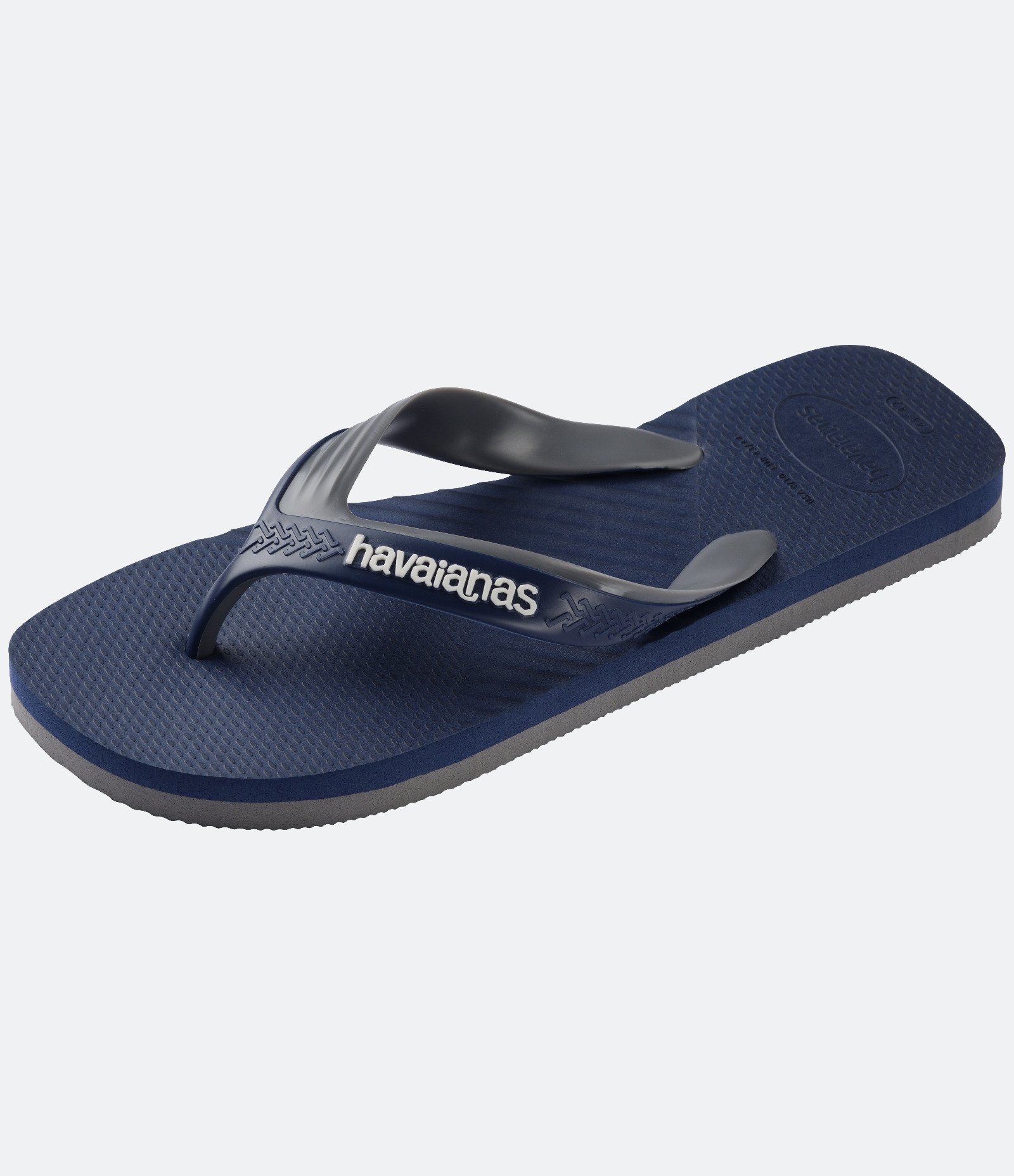 Chinelo Duas Tiras Texturizado Havaianas Azul 6