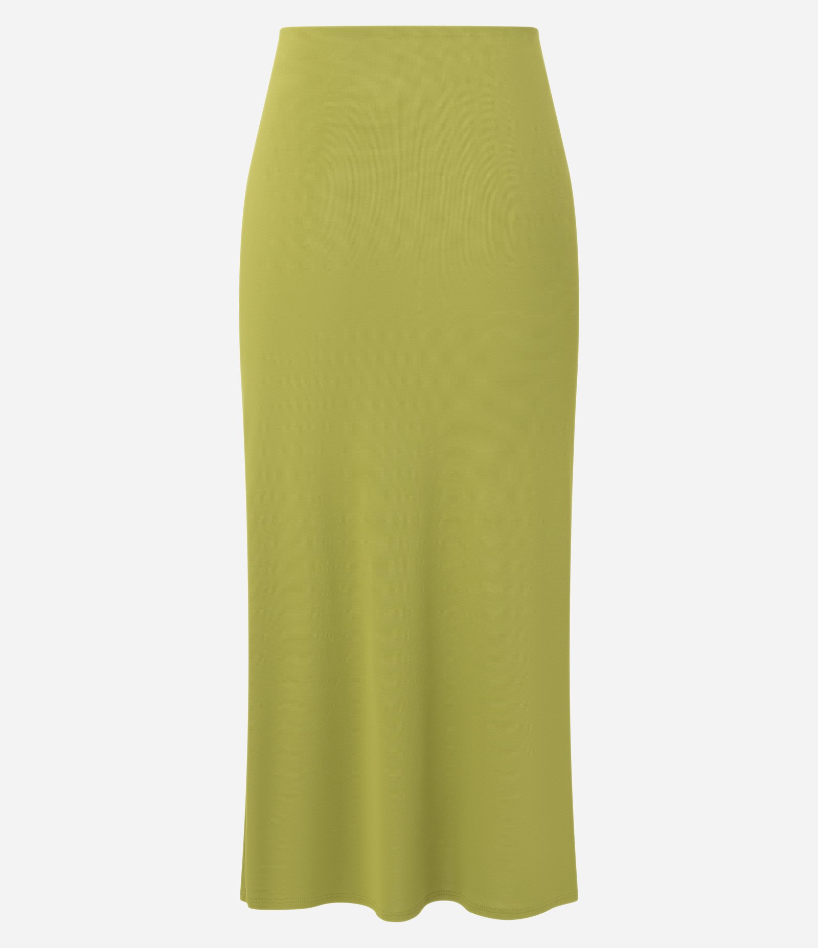 Saia Longa em Poliamida com Recorte Sobreposto e Franzidos Verde 8