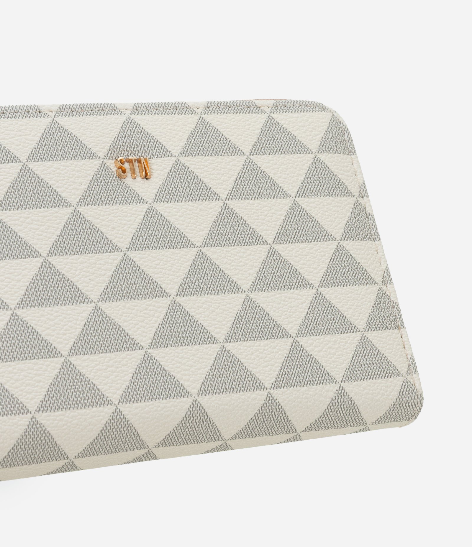 Carteira Grande com Estampa de Triângulo Off White 4