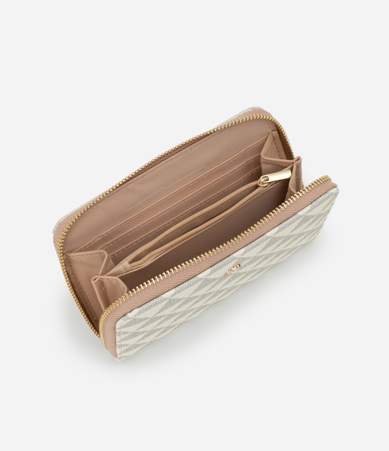 Carteira Grande com Estampa de Triângulo Off White 5