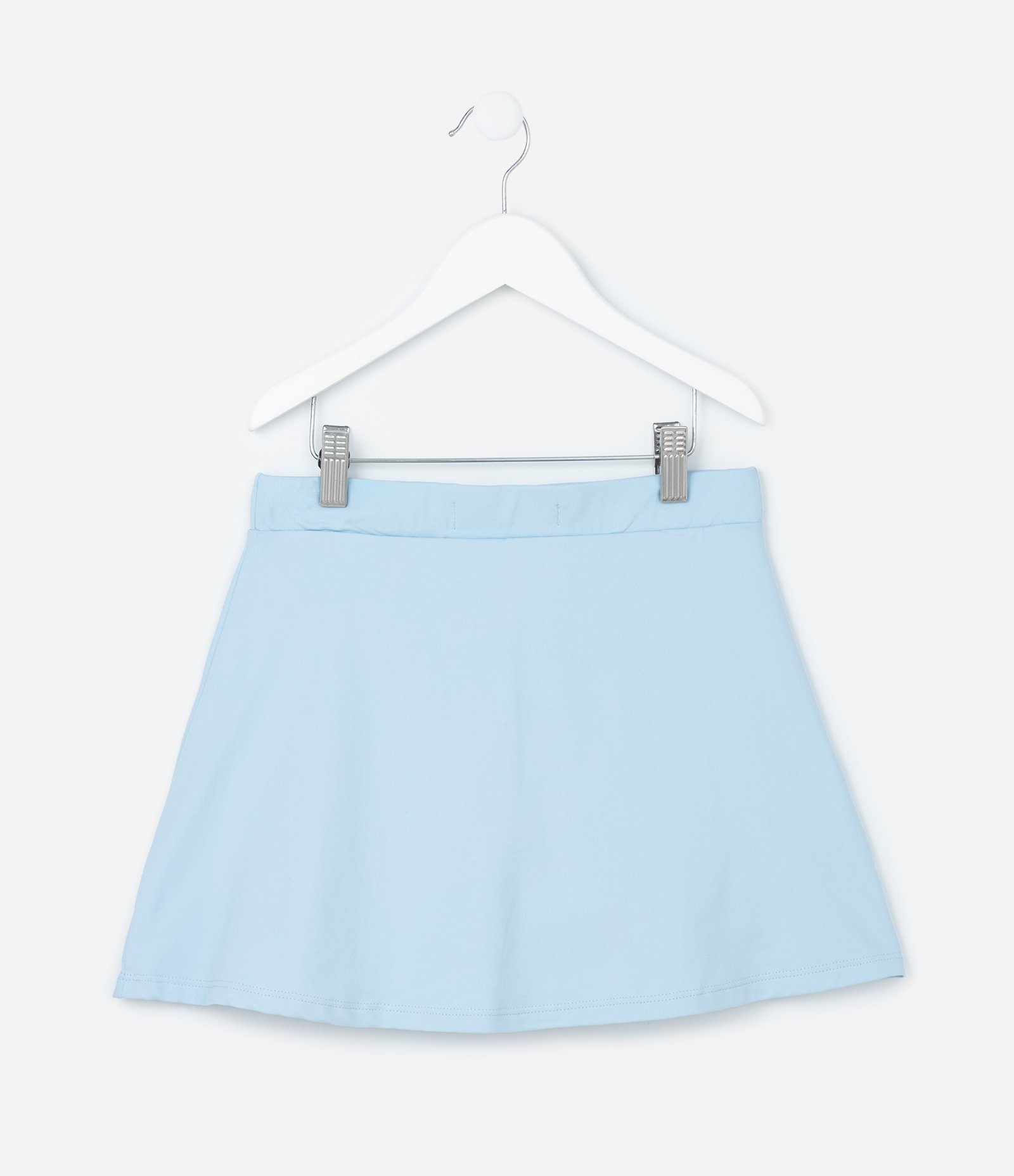 Short Saia com Pregas - Tam 5 a 14 Anos Azul 3