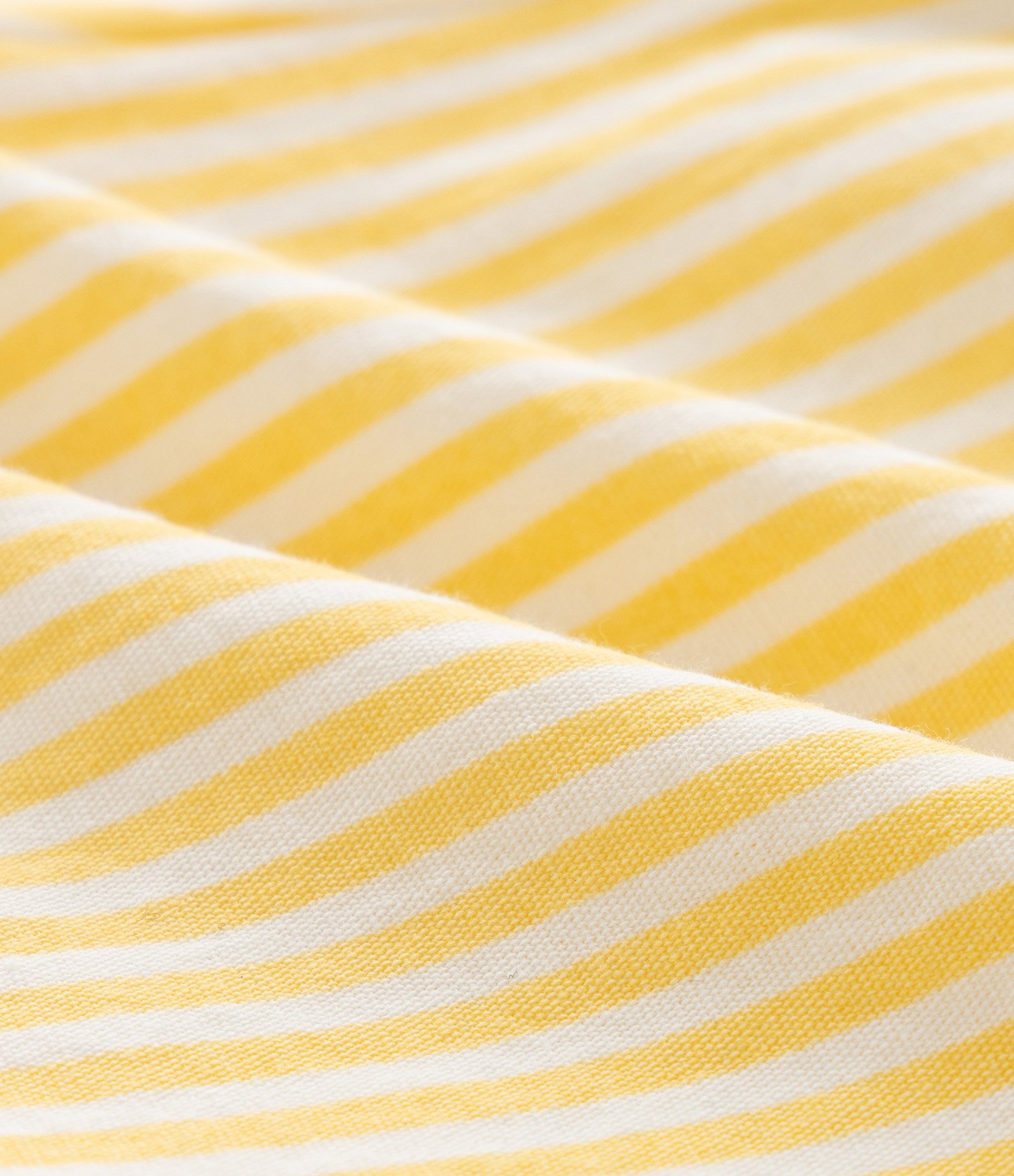 Short Infantil em Tricoline com Listras Fio Tinto - Tam 1 a 6 Anos Amarelo 3