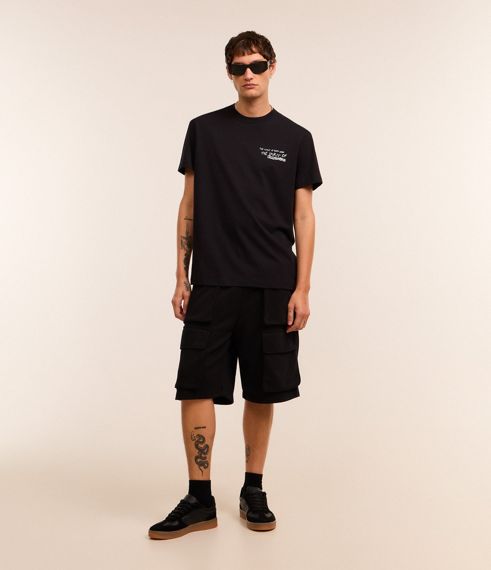 Camiseta Comfort em Algodão com Estampa de Anjo e Lettering Preto 2