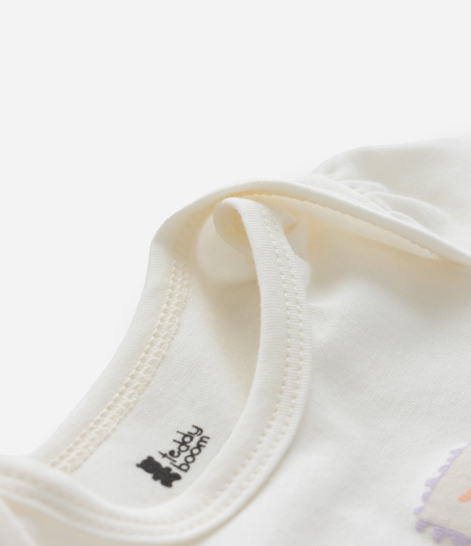 Body Infantil com Estampa Frente e Costas Verão - Tam 0 A 18 meses Off White 7