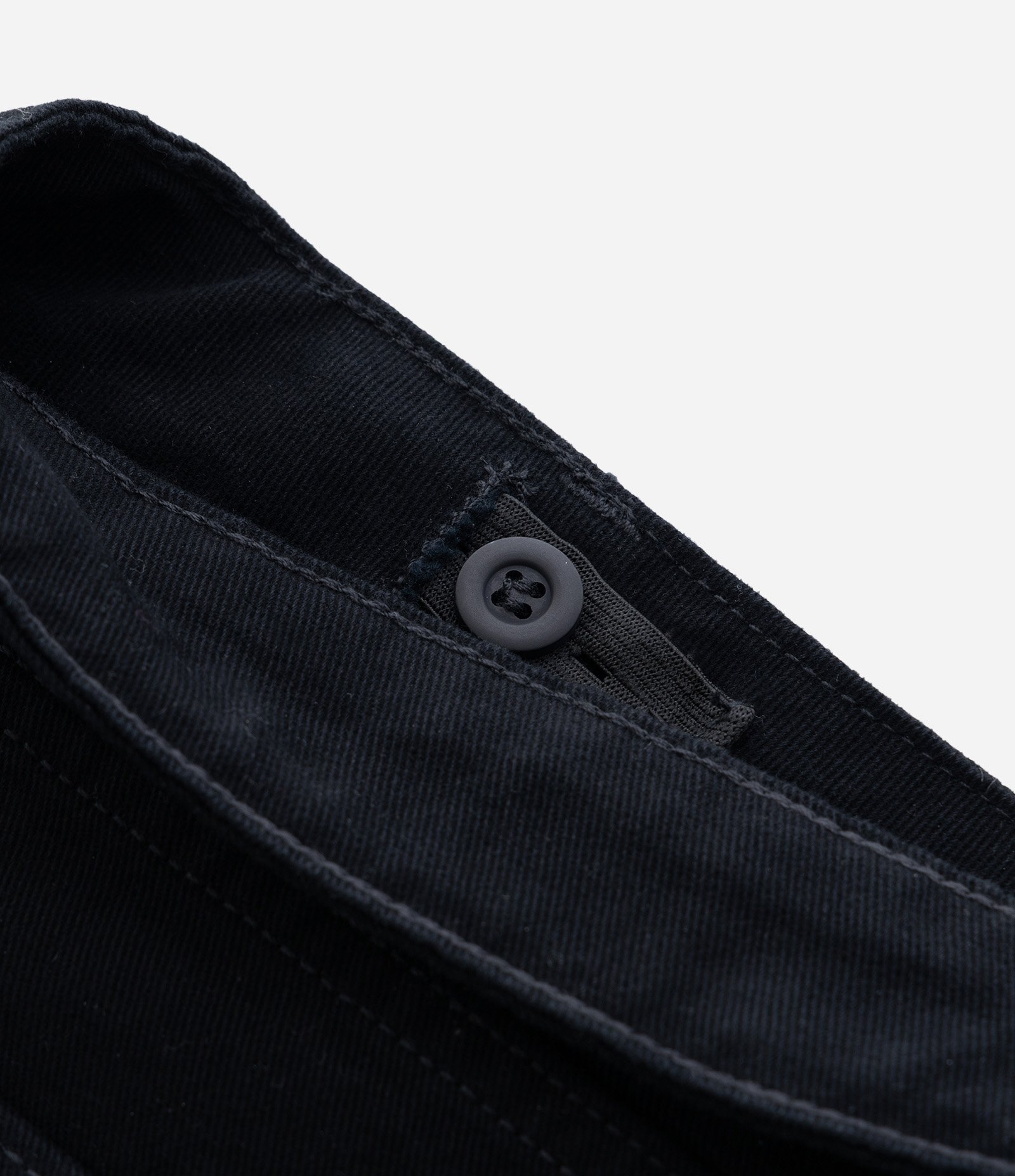 Calça Wide Leg em Sarja com Brilhos Frontais Curve & Plus Size Preto 9