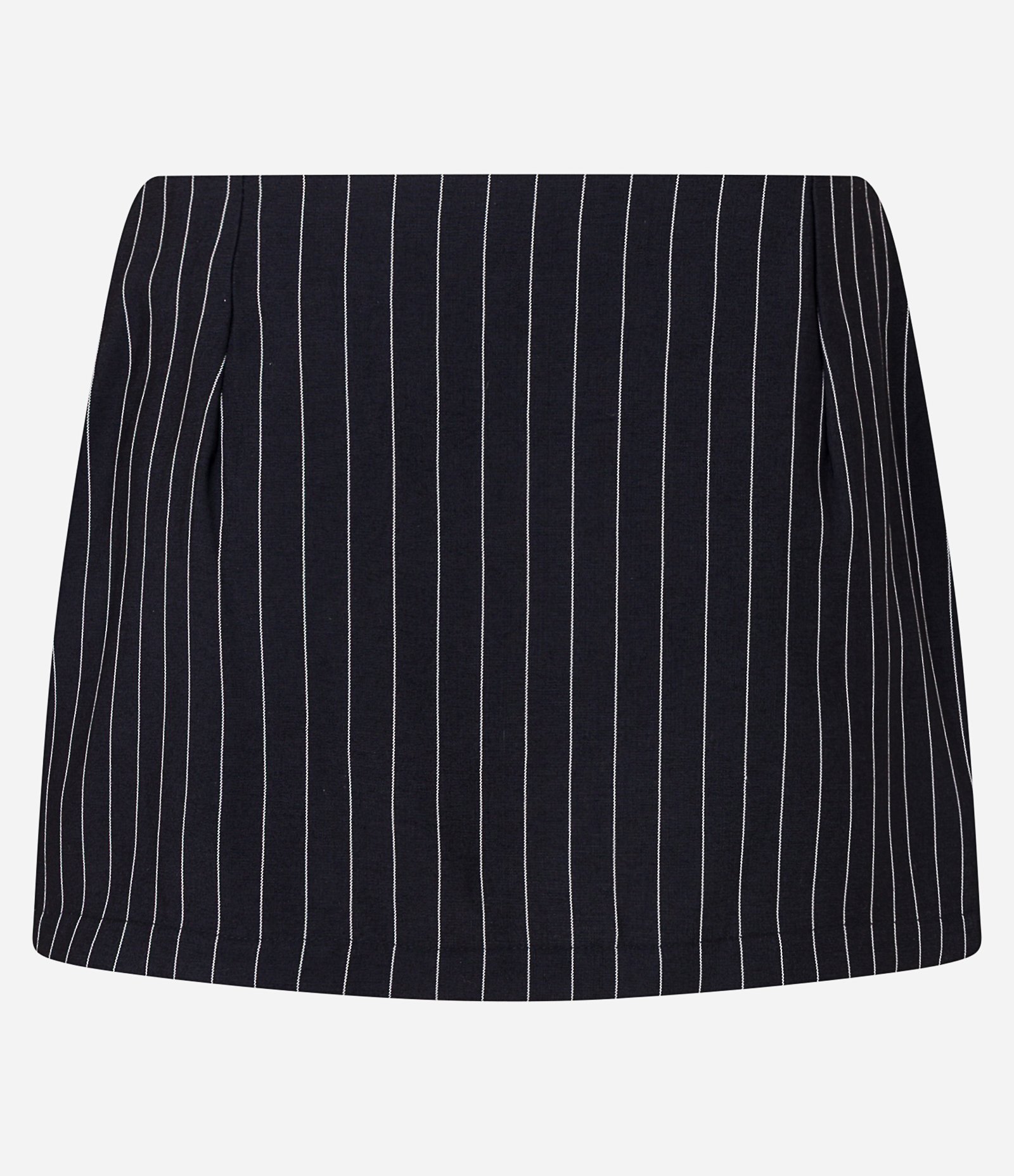 Saia para Sobreposição Alfaiataria com Risca de Giz Preto 6