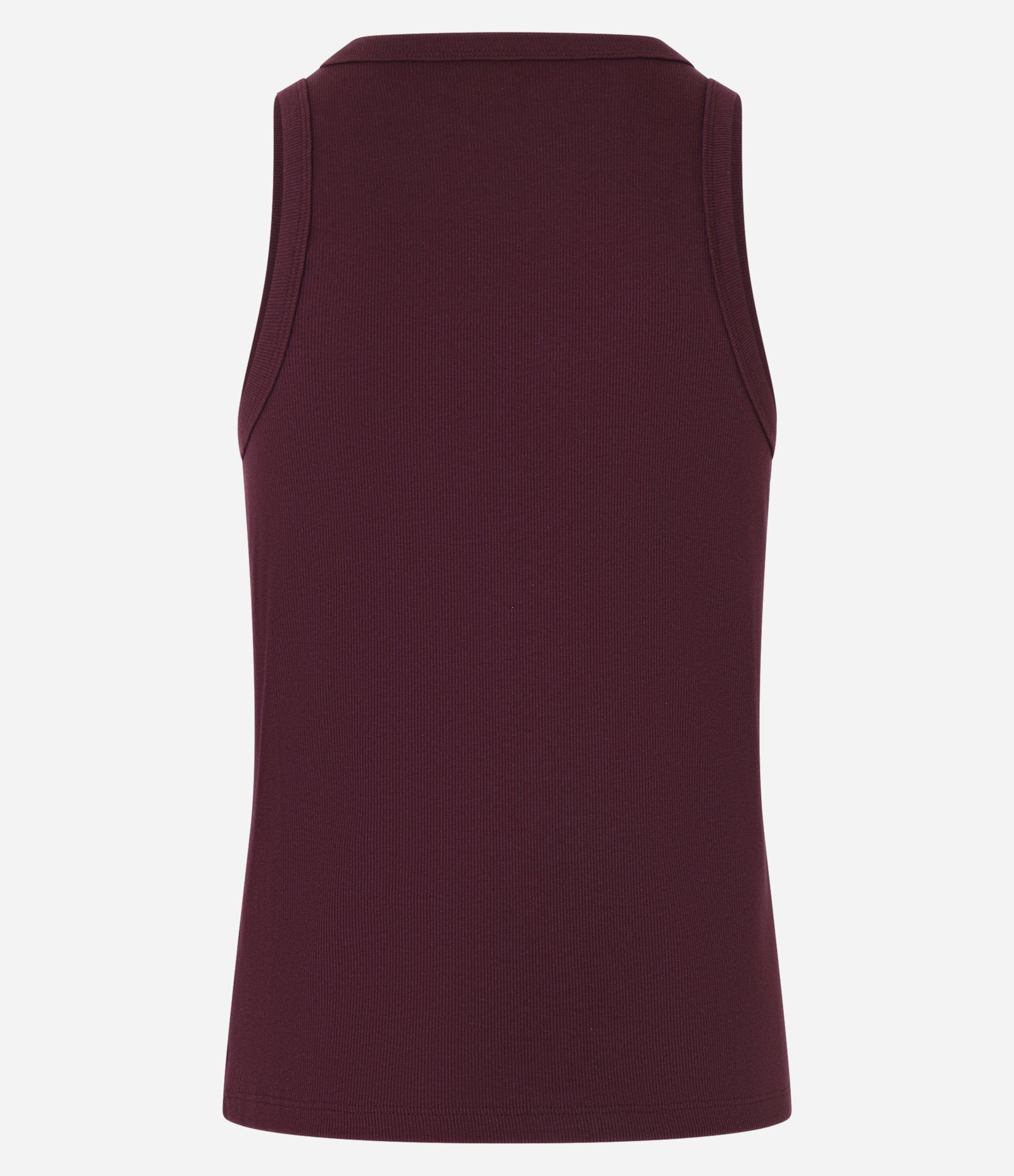 Regata Regular Básica em Ribana de Algodão Vermelho 7