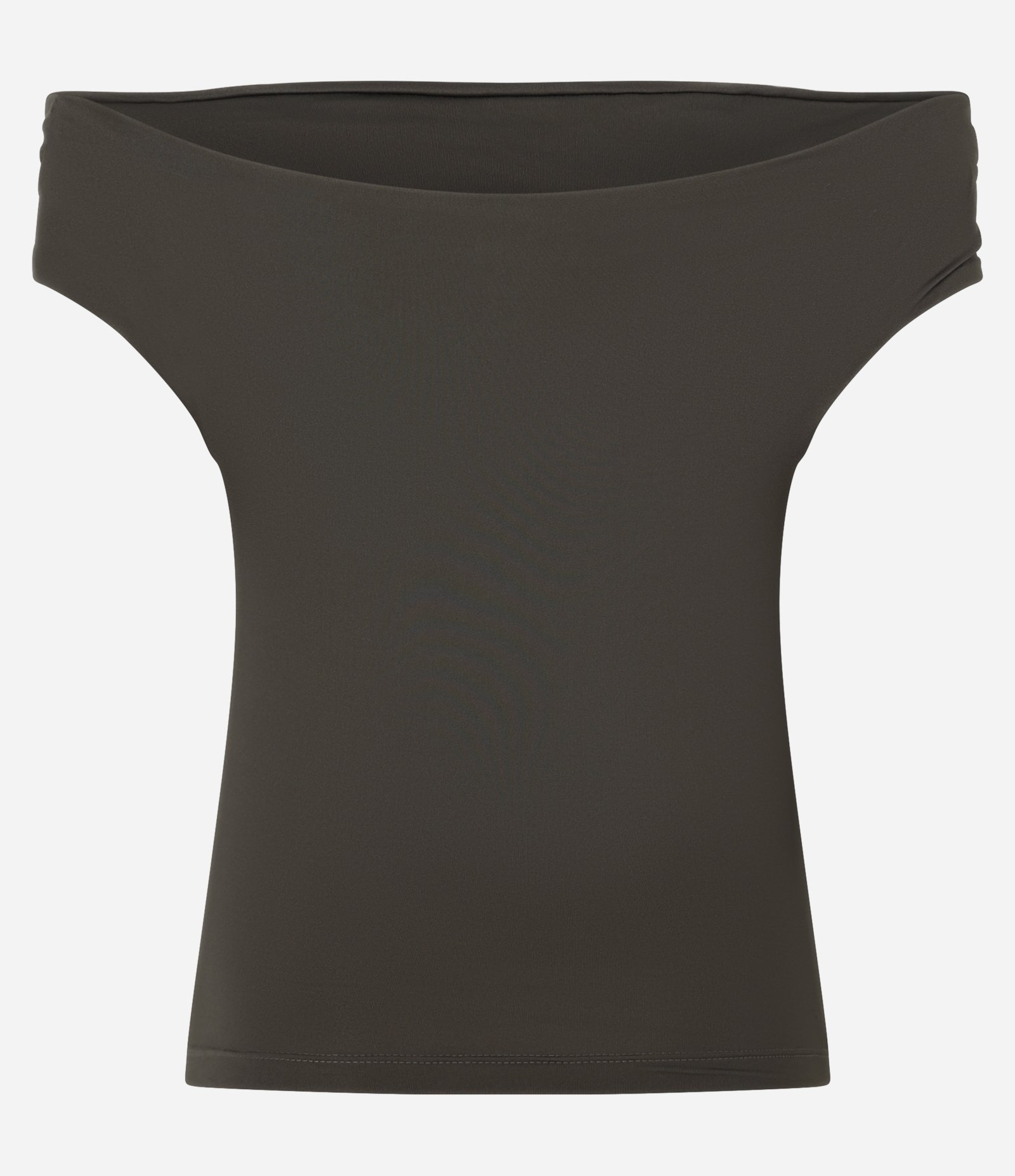 Blusa em Helanca com Decote Ombro a Ombro Verde 4