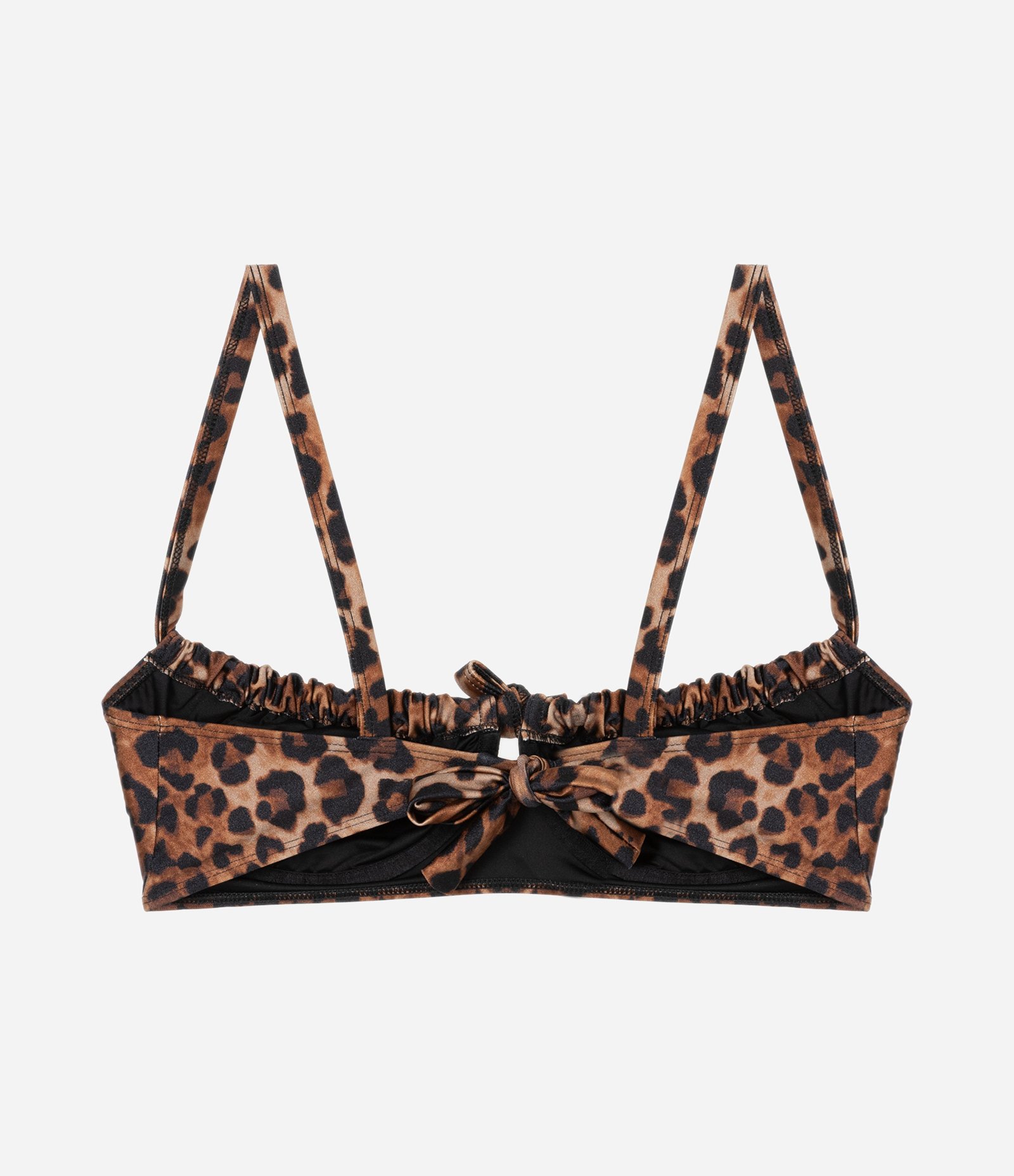 Biquini Top em Microfibra com Estampa Animal Print Onça Curve e Plus Size Marrom 6