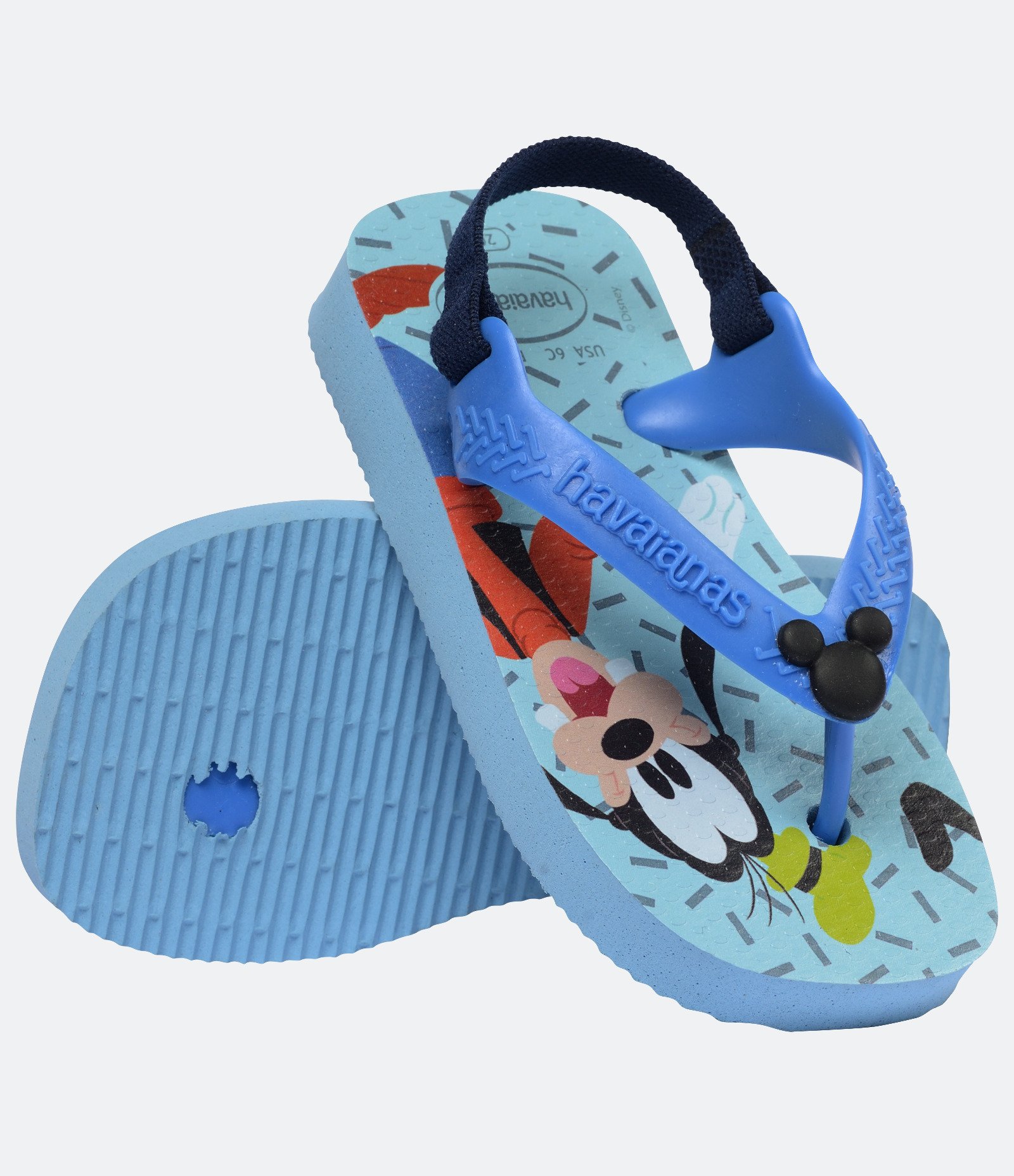 Chinelo Infantil com Estampa Baby Disney - Tam 17 ao 22 Azul 3