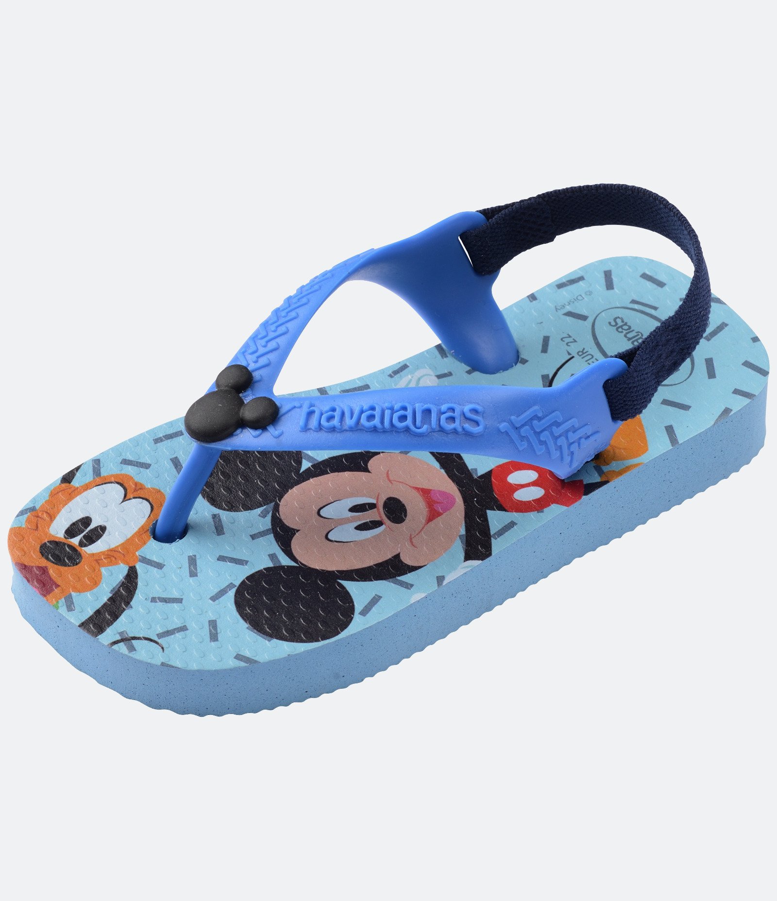 Chinelo Infantil com Estampa Baby Disney - Tam 17 ao 22 Azul 5
