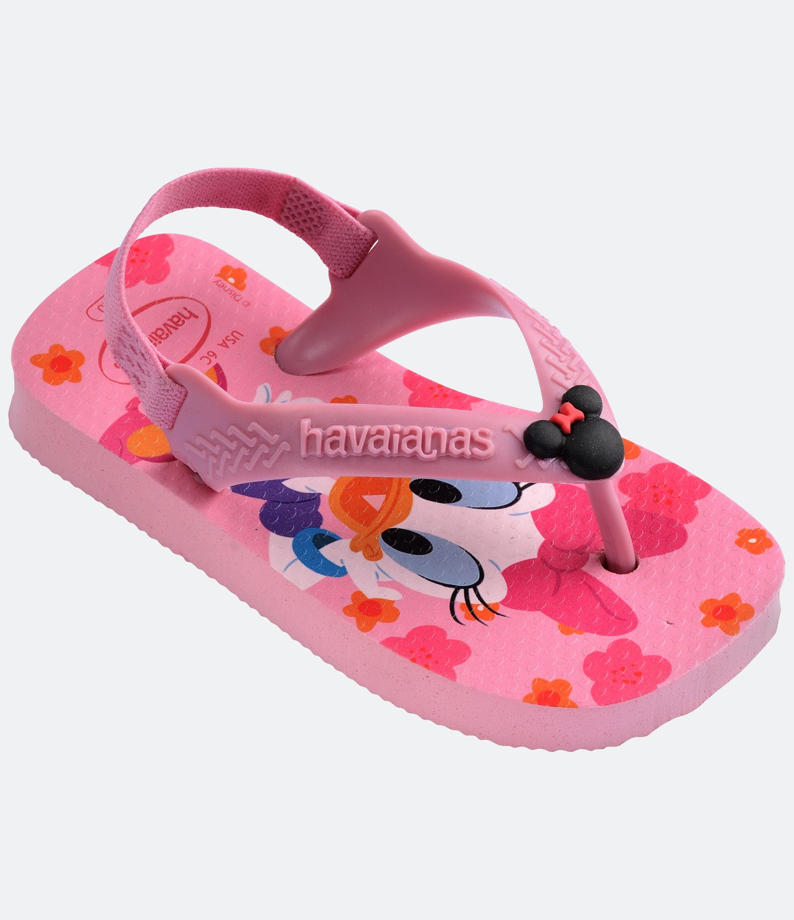 Chinelo Infantil com Estampa Baby Disney - Tam 17 ao 22 Rosa 2