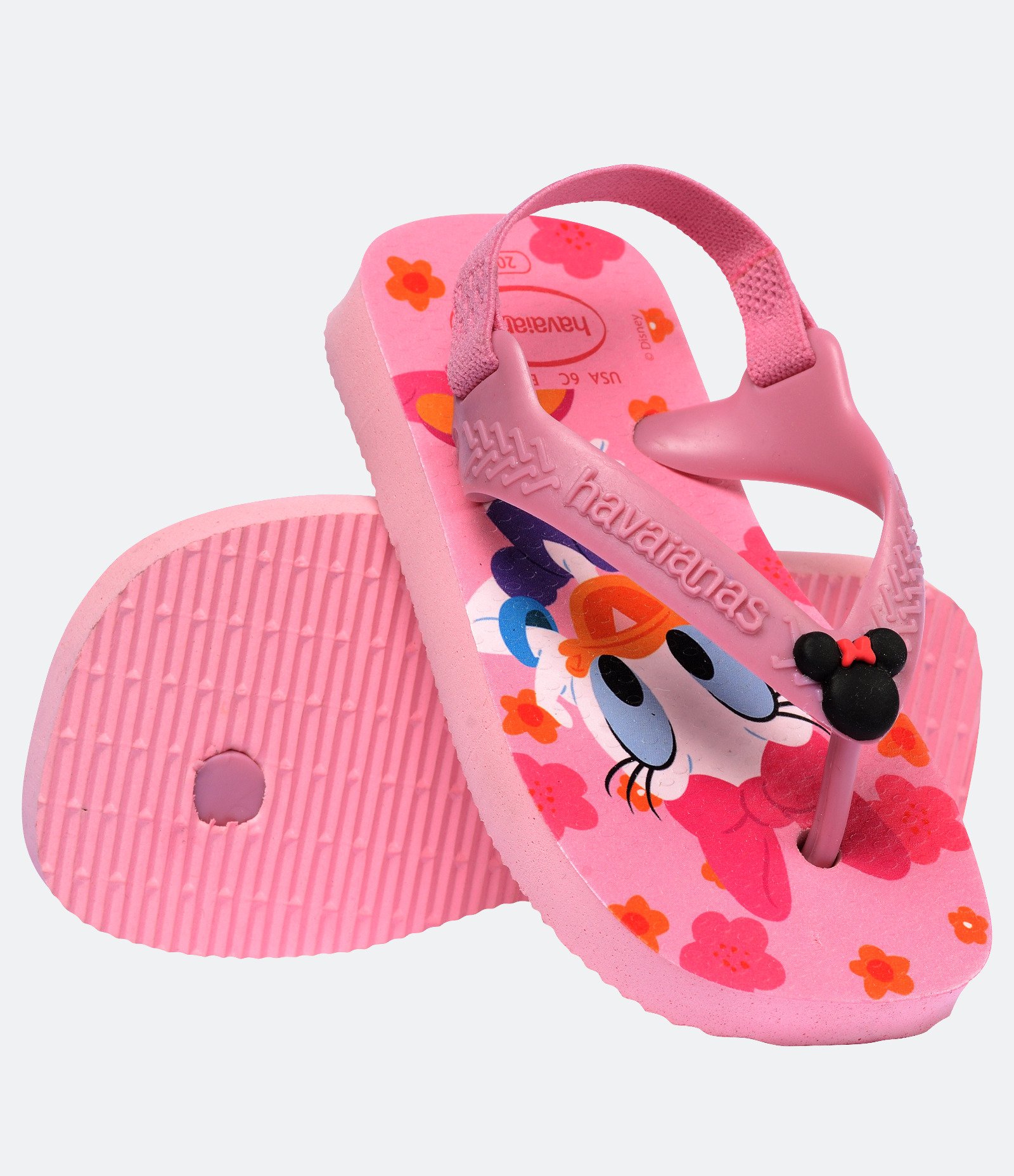 Chinelo Infantil com Estampa Baby Disney - Tam 17 ao 22 Rosa 4