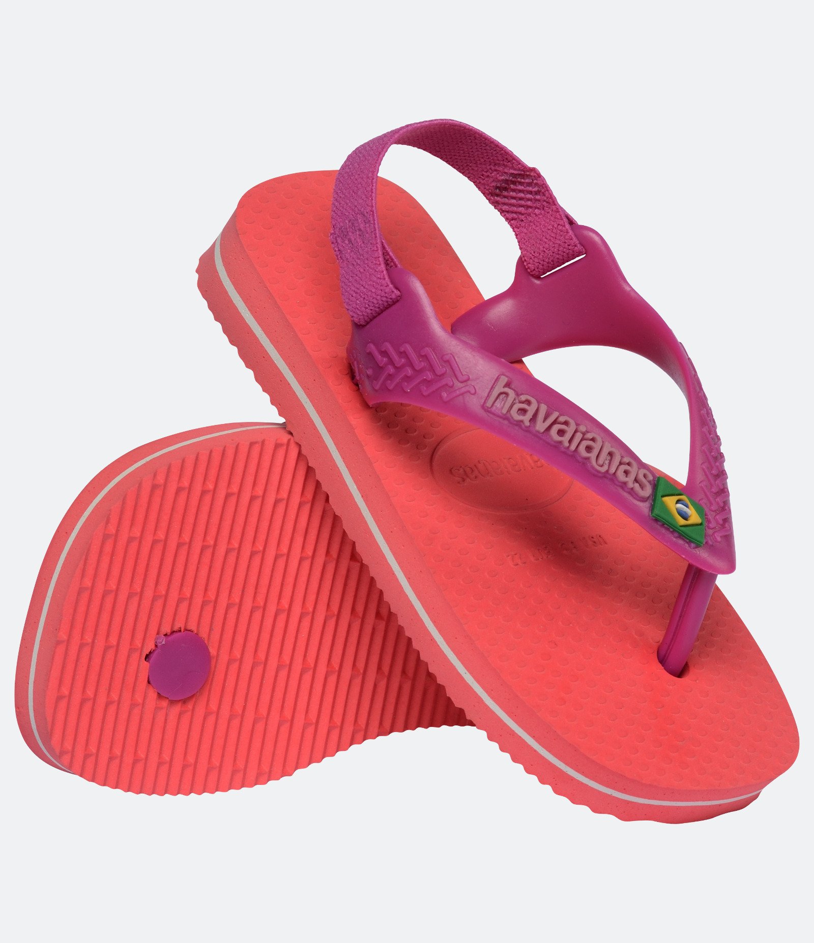 Chinelo Infantil com Elástico Havaianas - Tam 17 ao 22 Vermelho 4
