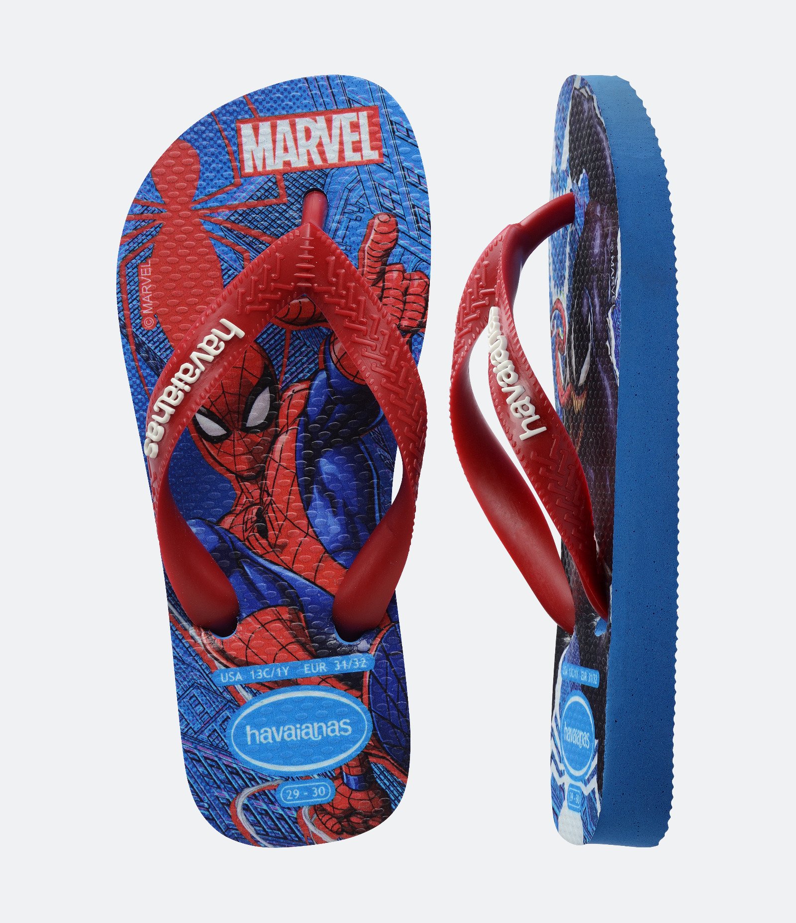 Chinelo Infantil com Estampa Marvel Havaianas - Tam 23 ao 36 Azul 5