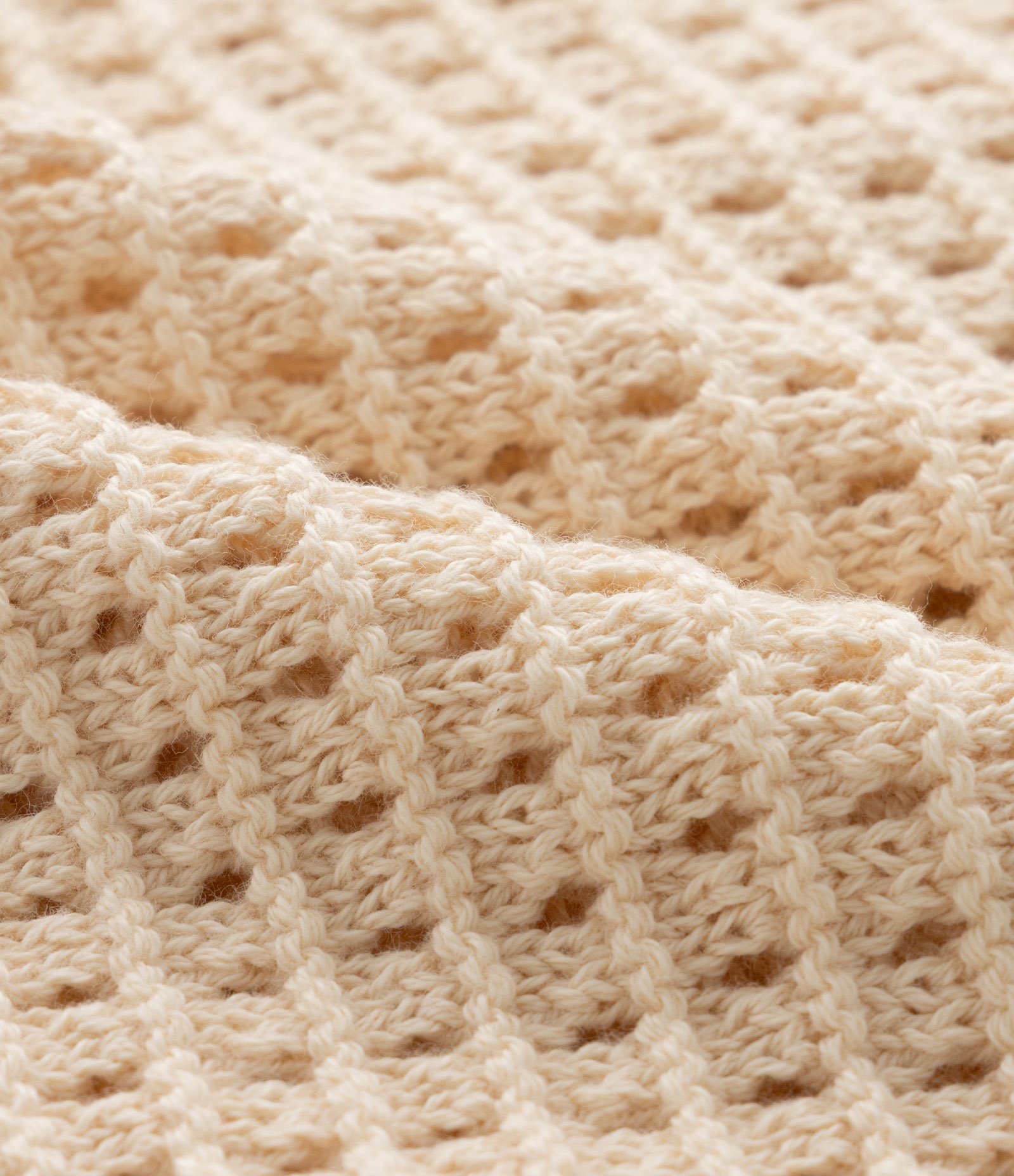 Camisa Infantil em Tricô Quadriculada - Tam 0 a 18 Meses Bege 3