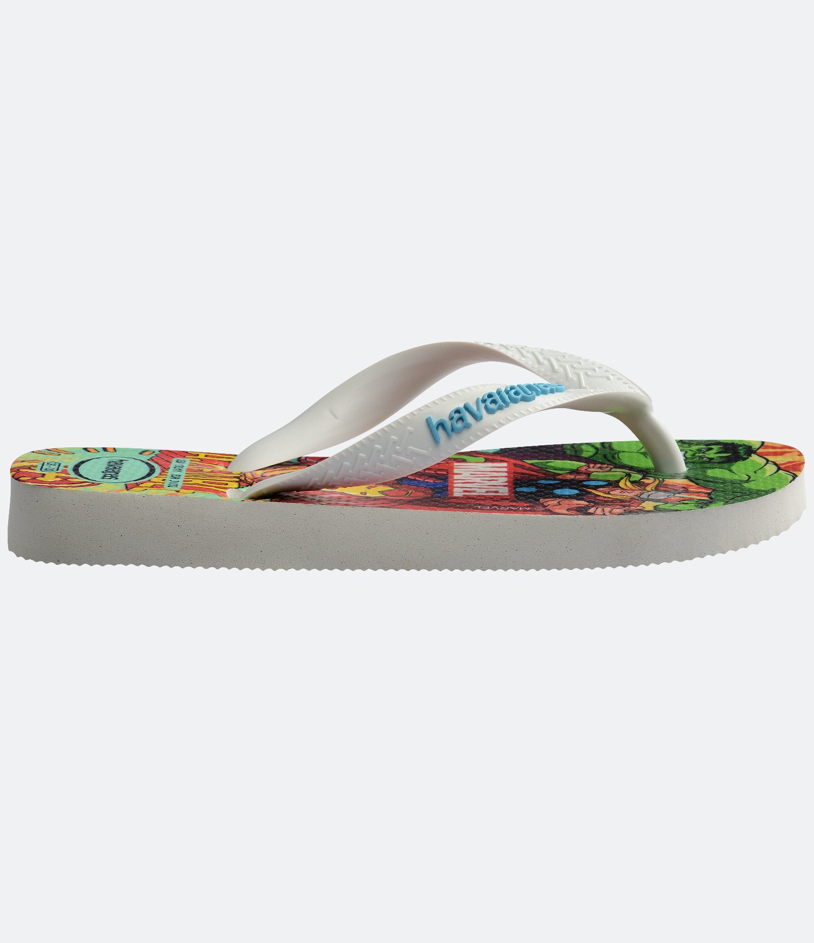 Chinelo Infantil com Estampa Marvel Havaianas - Tam 23 ao 36 Branco 3