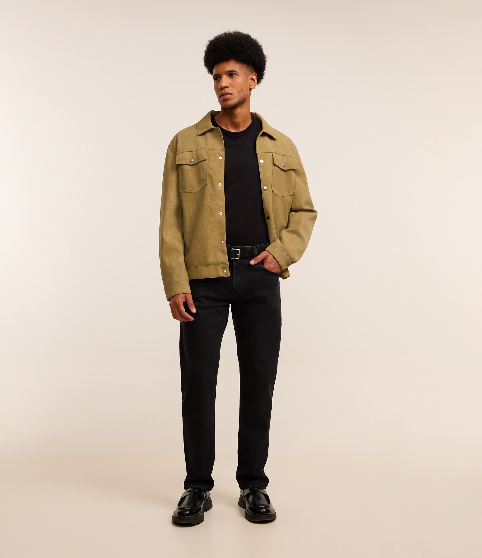 Calça Slim em Jeans com Tech Denim Preto 1