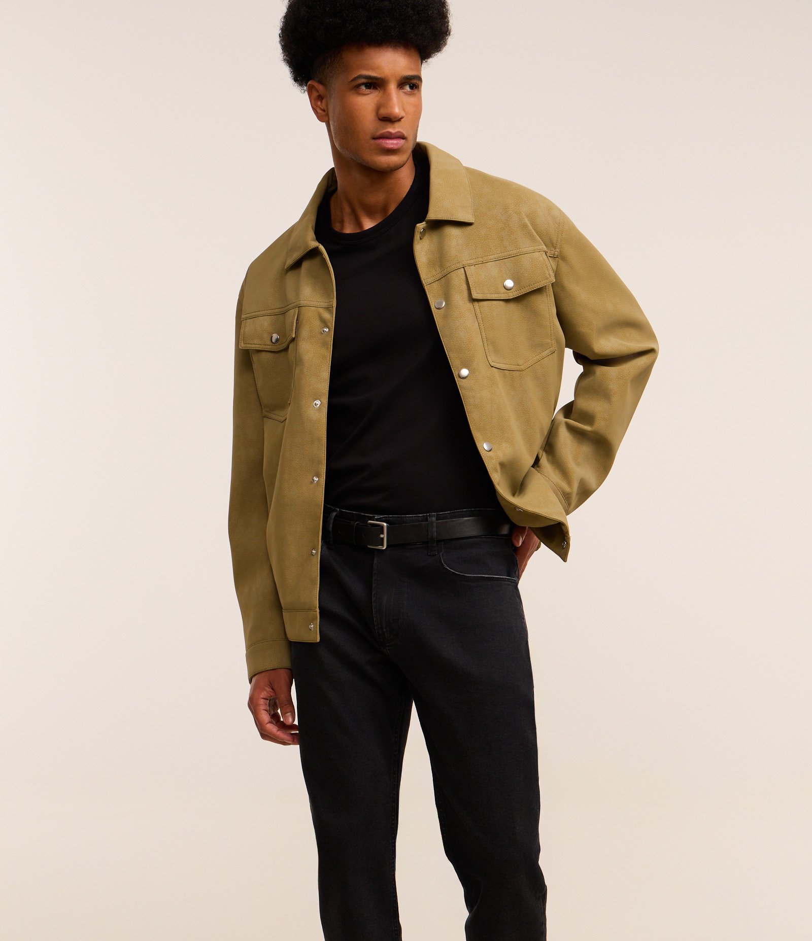 Calça Slim em Jeans com Tech Denim Preto 4