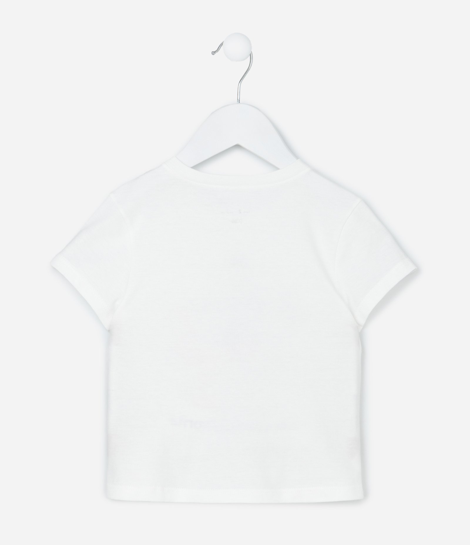 Blusa Infantil Tortinha de Morango - Tam 1 a 6 Anos Branco 2