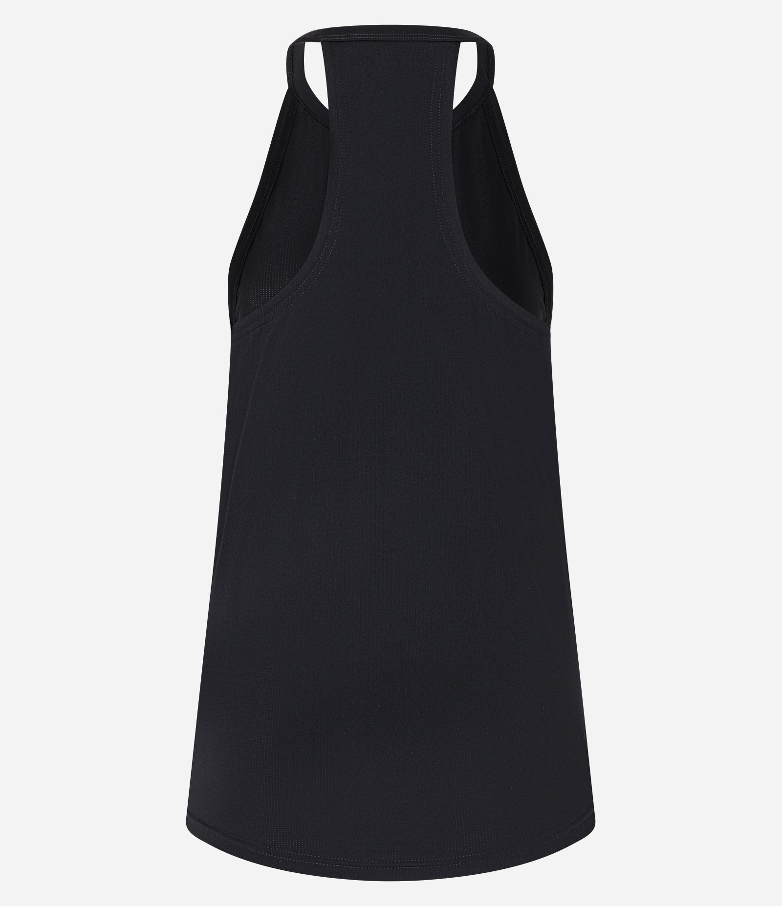 Regata Esportiva em Microfibra com Alças Finas Preto 5