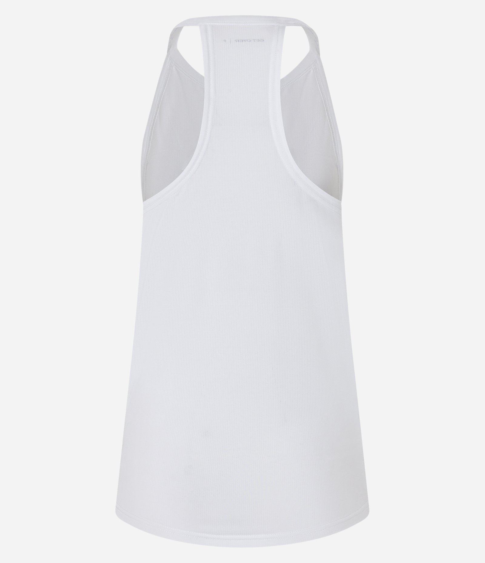 Regata Esportiva em Microfibra com Alças Finas Branco 7