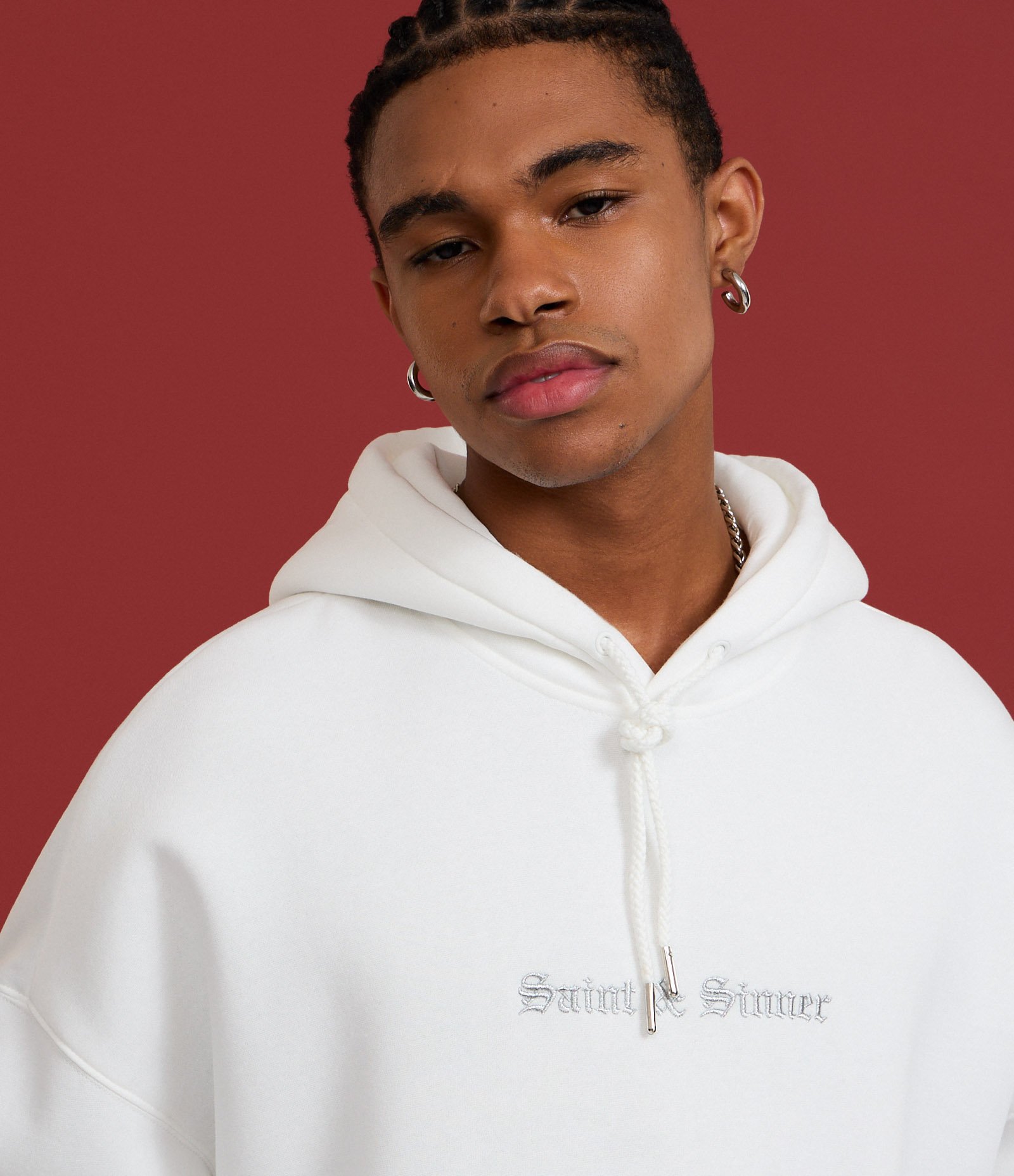 Blusão Boxy em Moletom com Felpa Branco 6