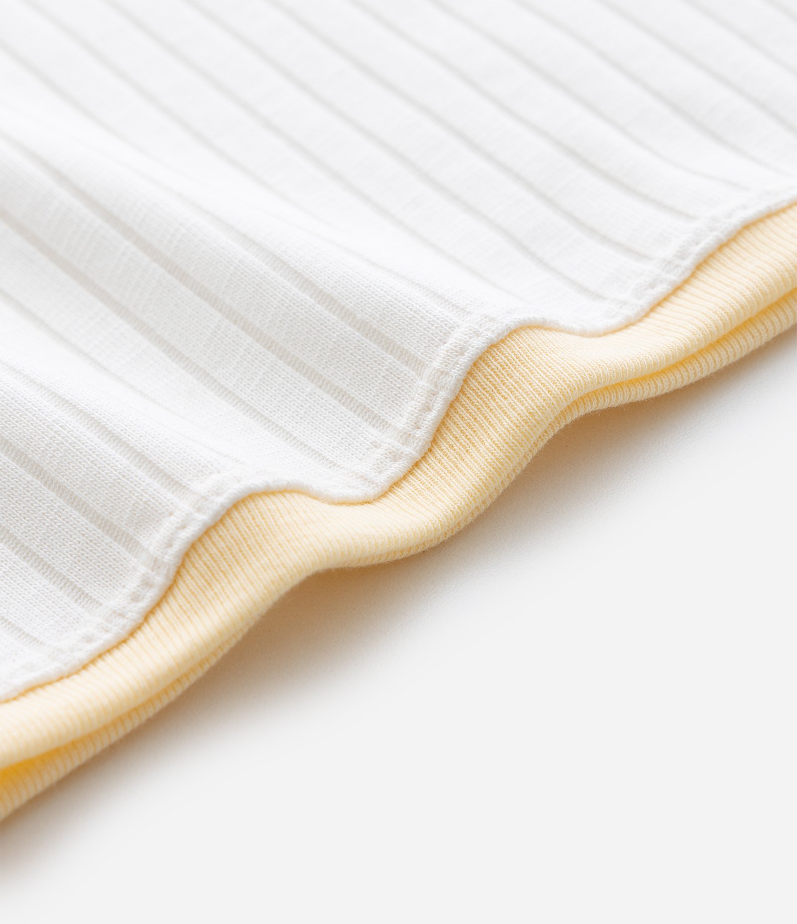 Blusa Infantil em Ribana com Laço - Tam 1 a 6 Anos Amarelo 6