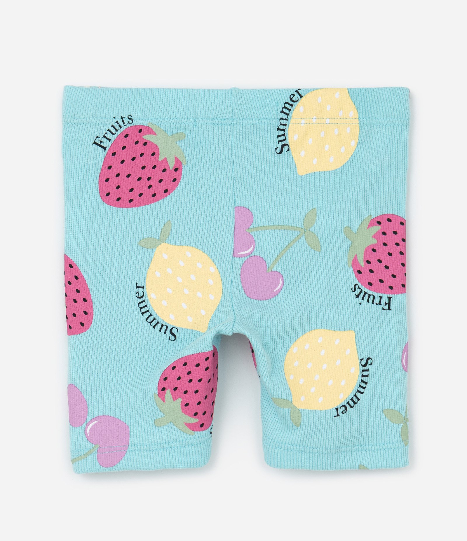 Conjunto Infantil com Estampa de Frutinhas - Tam 1 a 6 Anos Branco 6