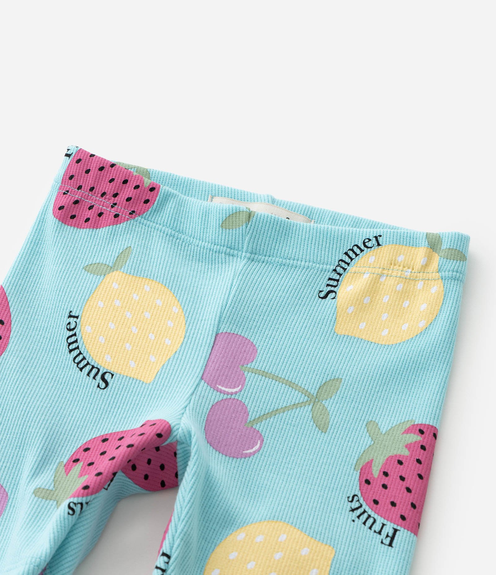 Conjunto Infantil com Estampa de Frutinhas - Tam 1 a 6 Anos Branco 7