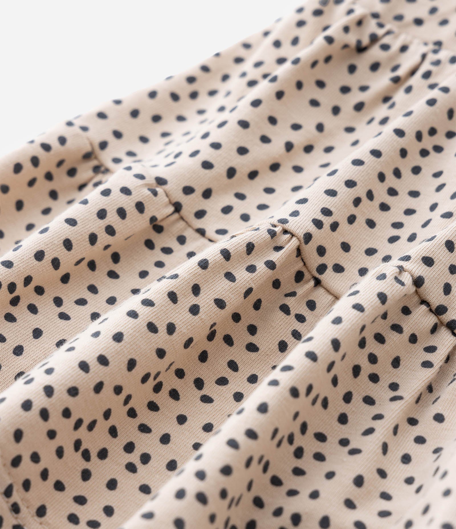 Conjunto Infantil com Estampa de Poddles - Tam1 a 6 Anos Bege 7