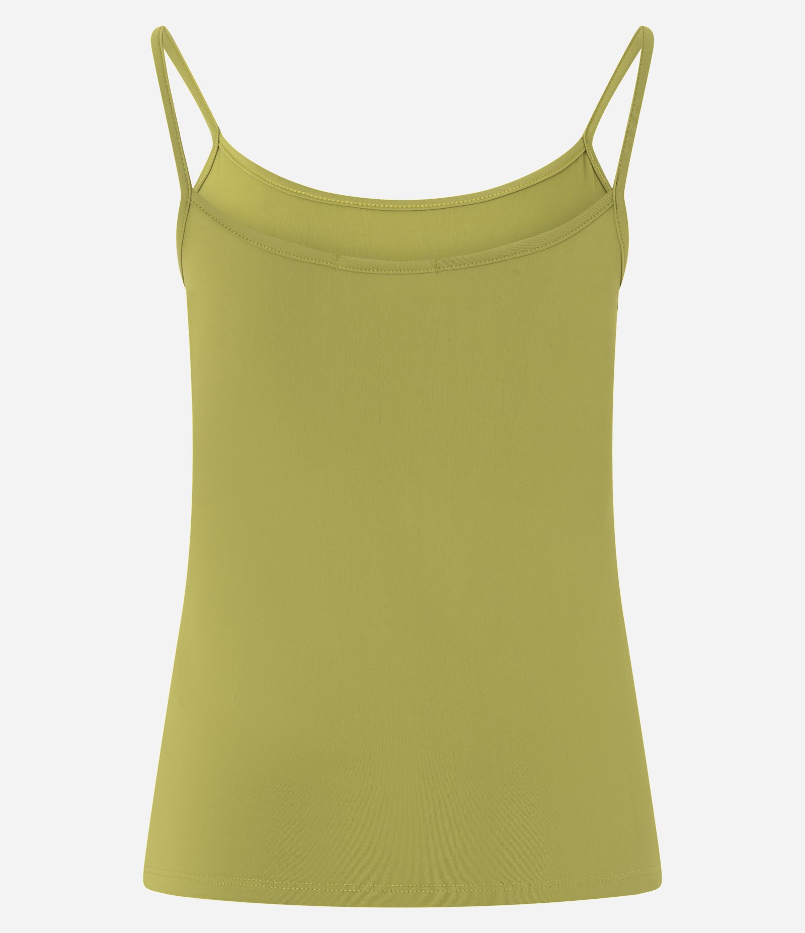 Blusa Básica em Poliamida com Alças Finas Abacate 6