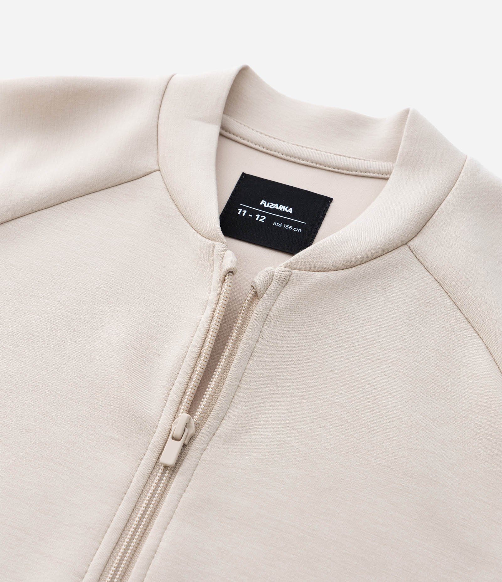 Casaco Infantil em Viscose com Bolsos - Tam 5 a 14 Anos Bege 6