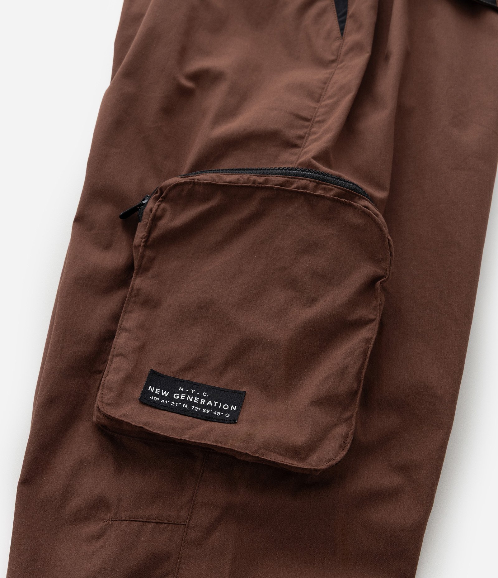 Calça Infantil com Bolsos Cargos - Tam 5 a 14 Anos Marrom 10