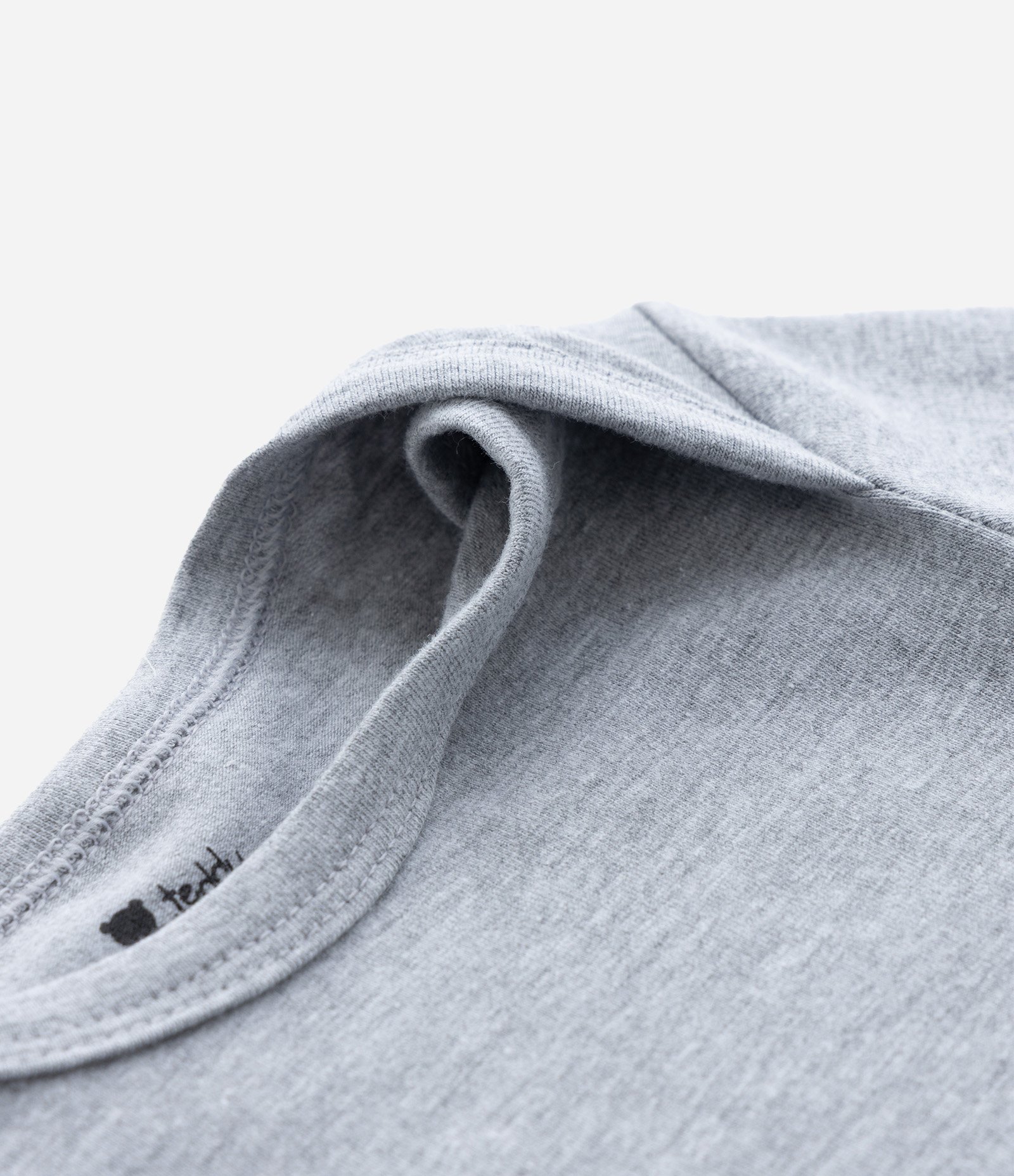 Body Infantil em Cotton Básico - Tam RN a 18 meses Cinza 4