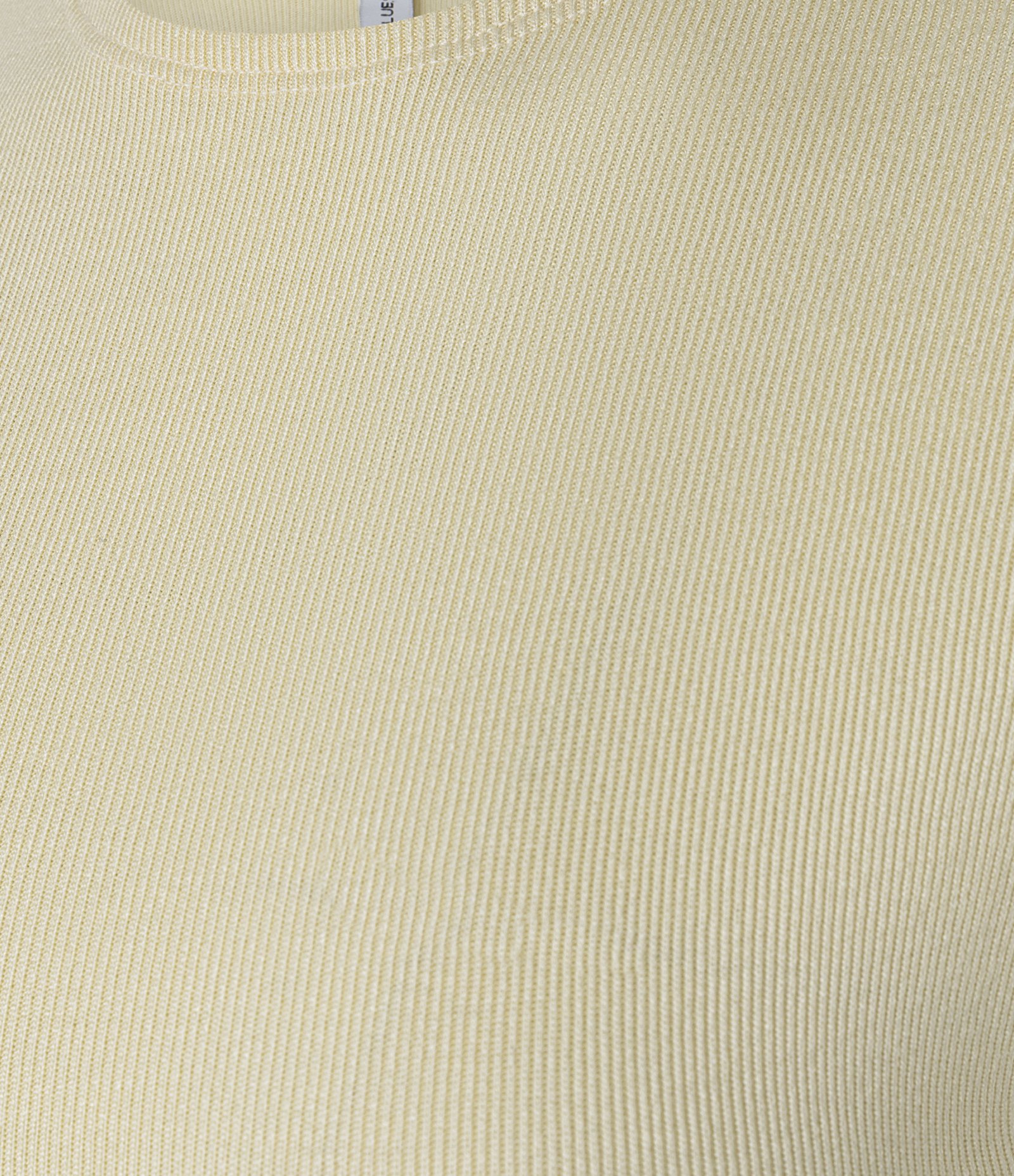 Blusa sem Manga em Ribana com Textura Caneladinha Amarelo 6