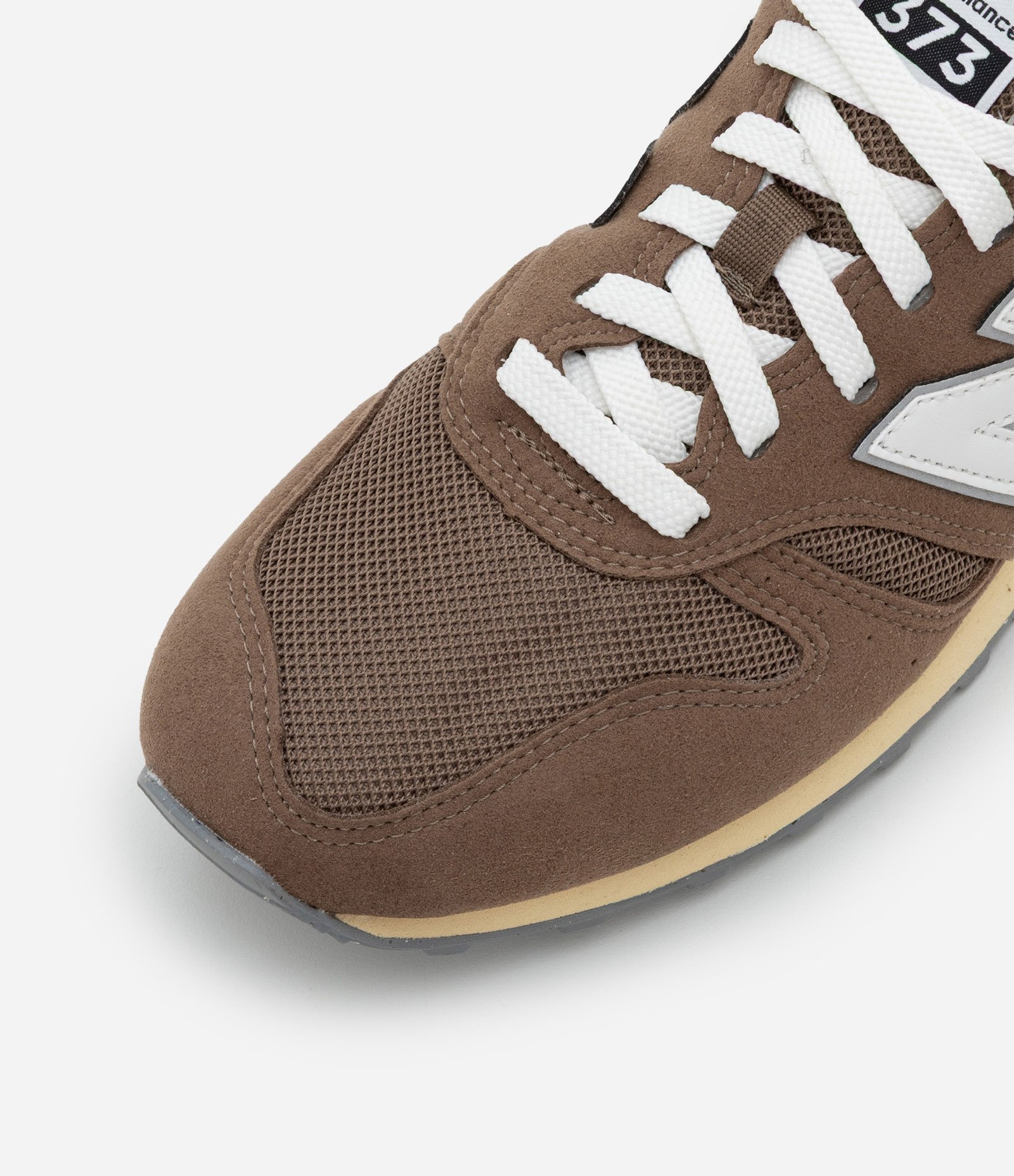 Tênis Jogging 373V2 em Couro New Balance Marrom 5