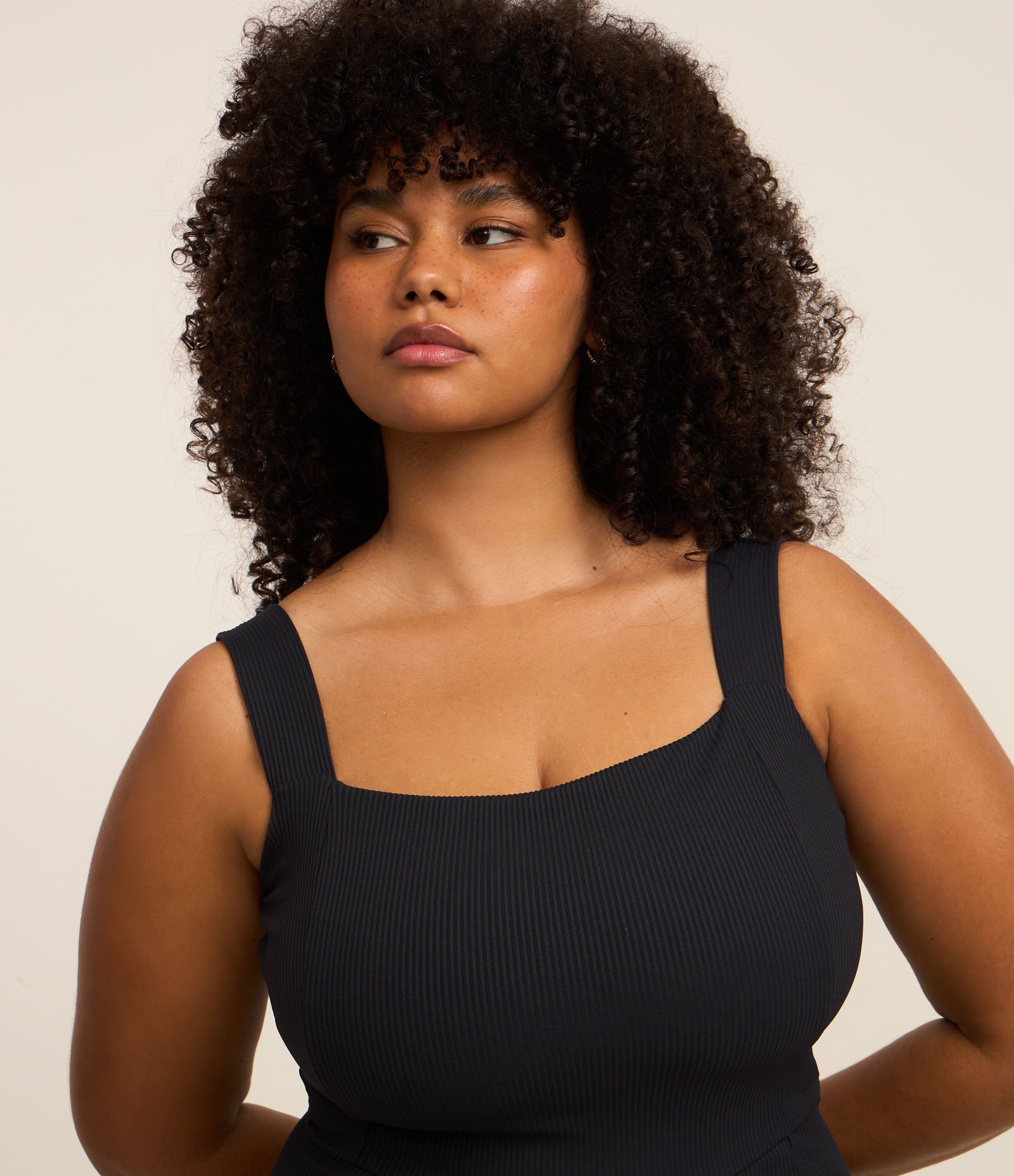 Macaquinho Esportivo em Ribana com Tecnologia Dry Curve & Plus Size Preto 3