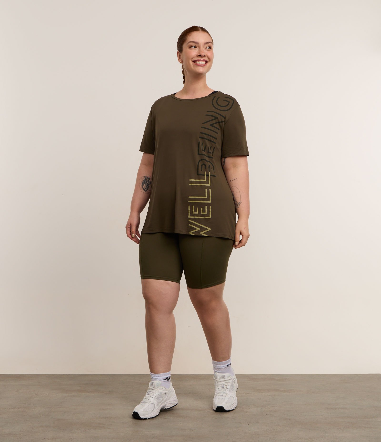 Bermuda Ciclista Esportiva com Tecnologia Dry e Bolso Curve e Plus Size Verde 1