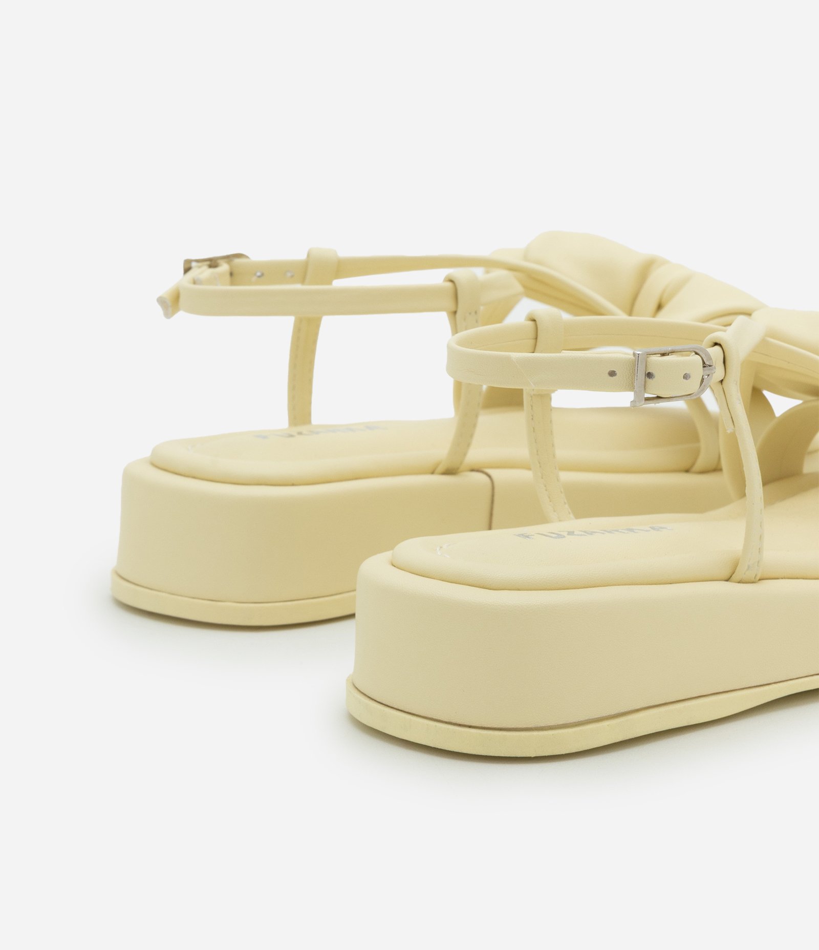 Sandália Flatform Infantil com Lacinho - Tam 29 ao 35 Amarelo 2