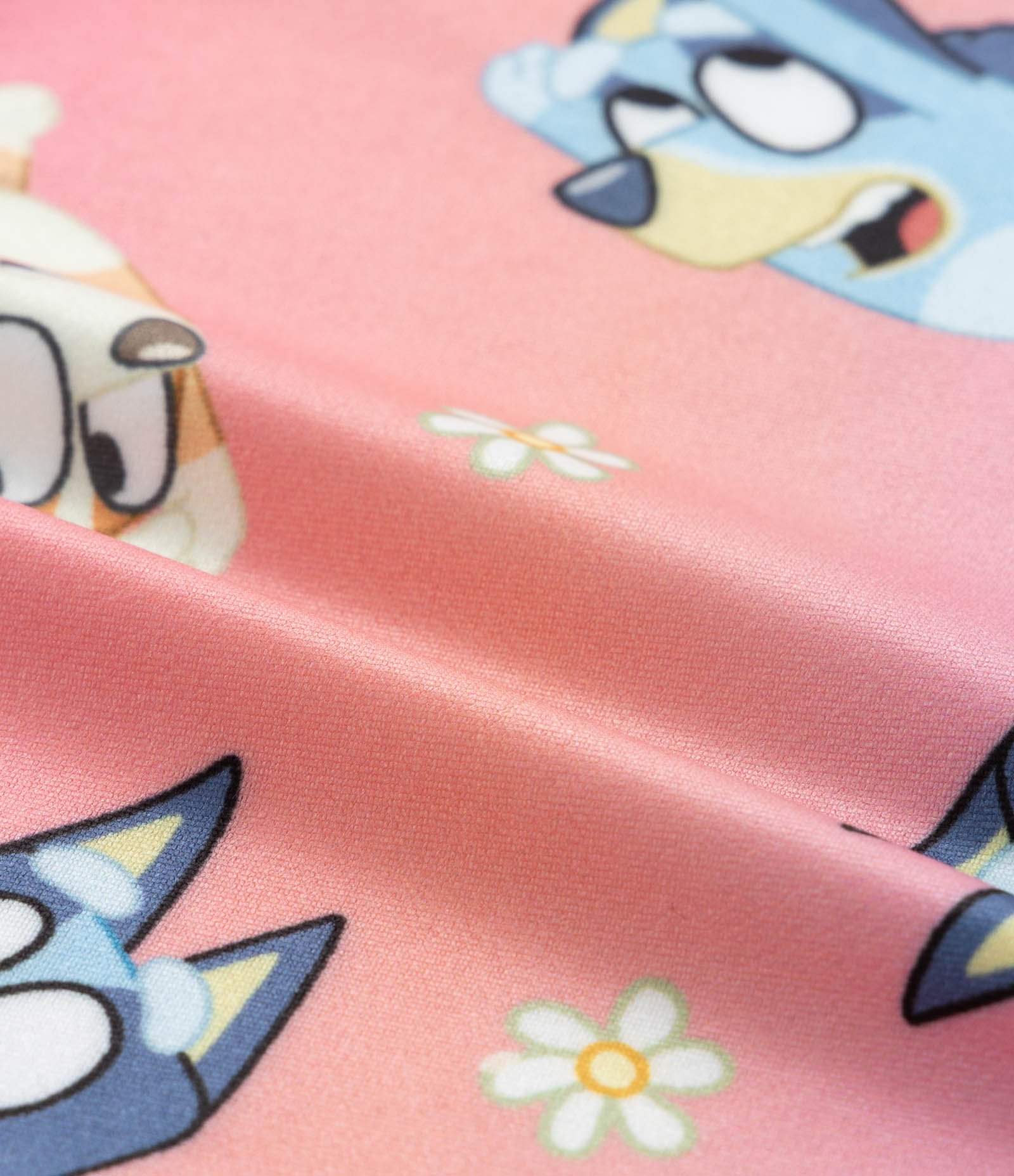 Maiô Infantil com Estampa Bluey e Proteção UV - Tam 2 a 6 Anos Rosa 3