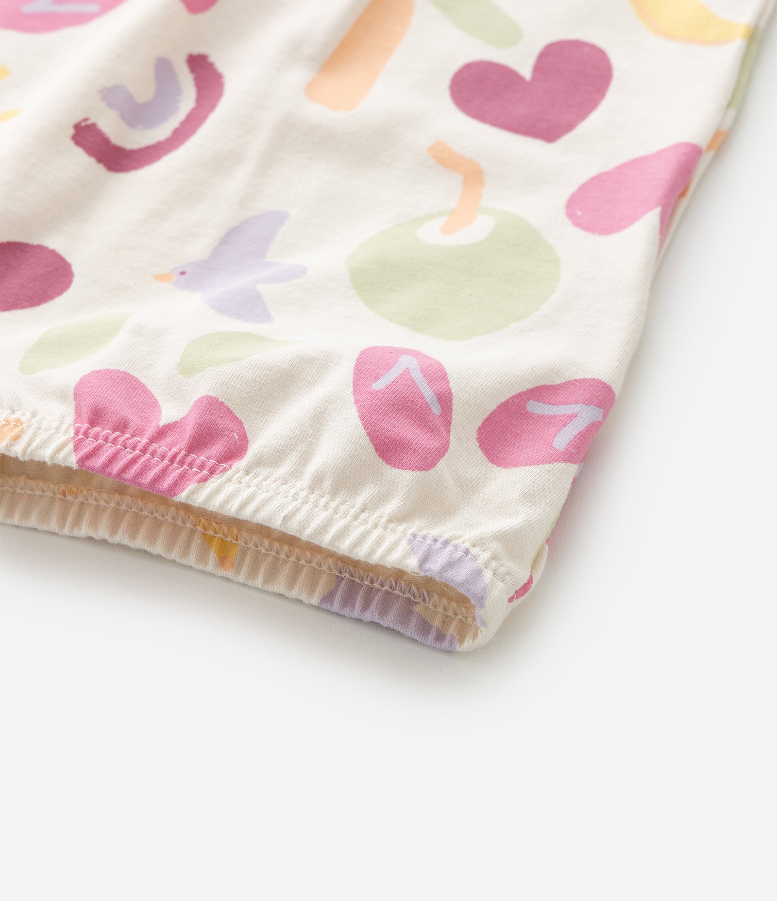 Macaquinho Infantil com Estampa Praia e Babadinhos - Tam RN a 18 meses Bege 7