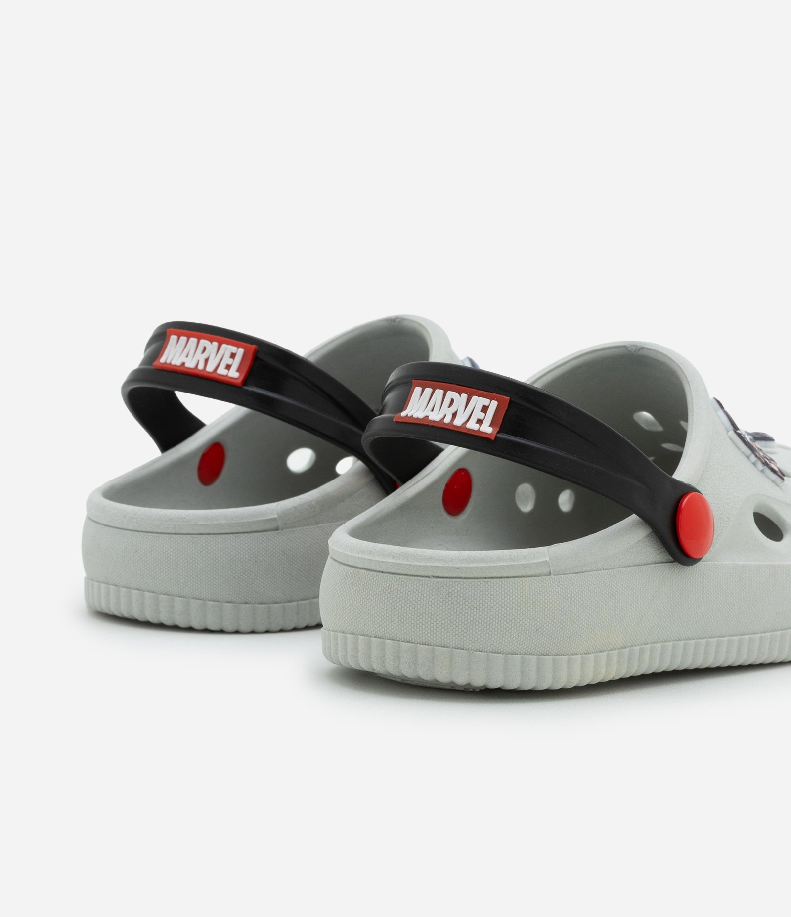 Sandália Babuche com Patch Os Vingadores - Tam 20 ao 33 Cinza 3