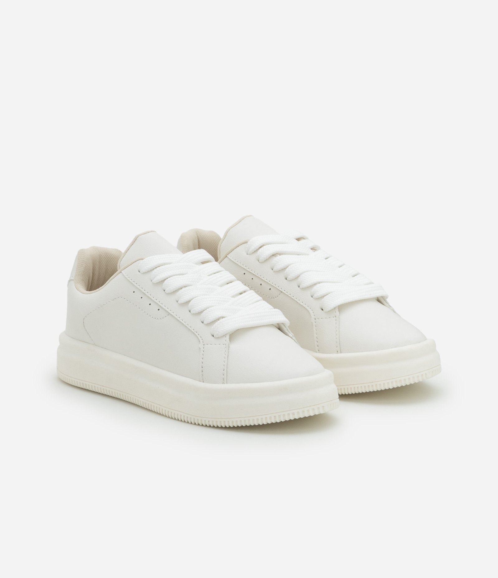 Tênis Infantil Básico em PU - Tam 28 ao 35 Branco 1