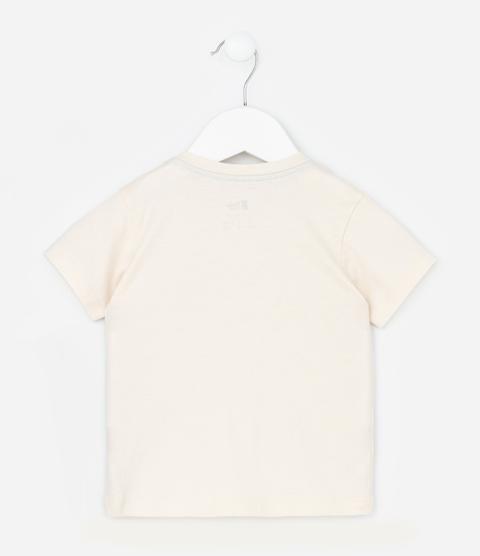 Conjunto Infantil em Moletom com Estampa Xadrez Vichy - Tam 0 a 18 Meses Bege/Azul 3