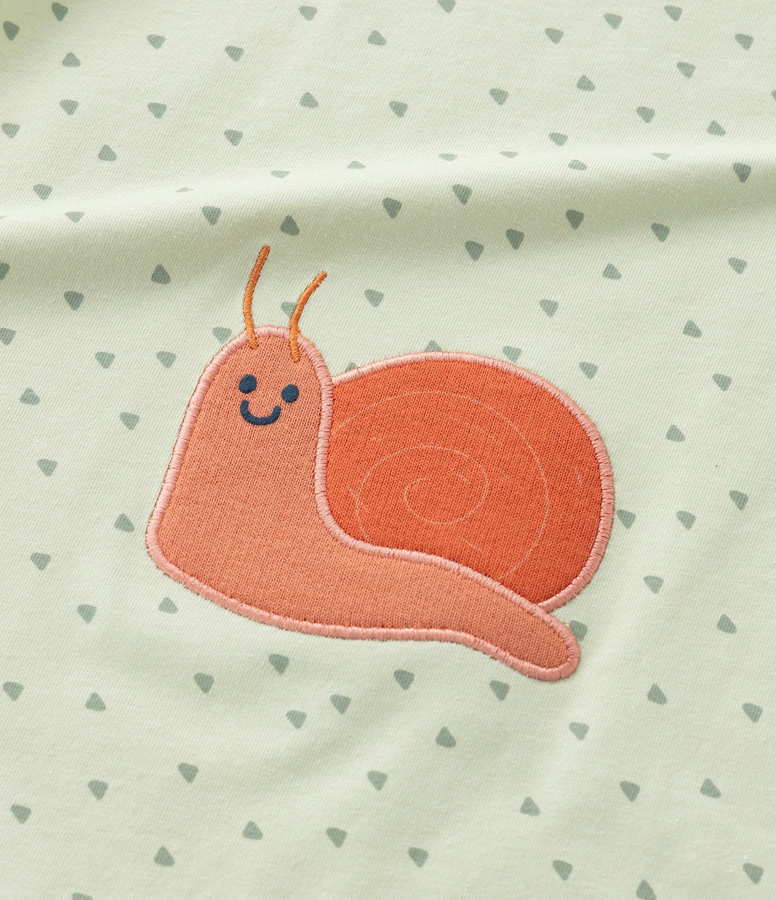 Macacão Curto Infantil Estampado com Bordado - Tam 0 a 18 meses Verde 6