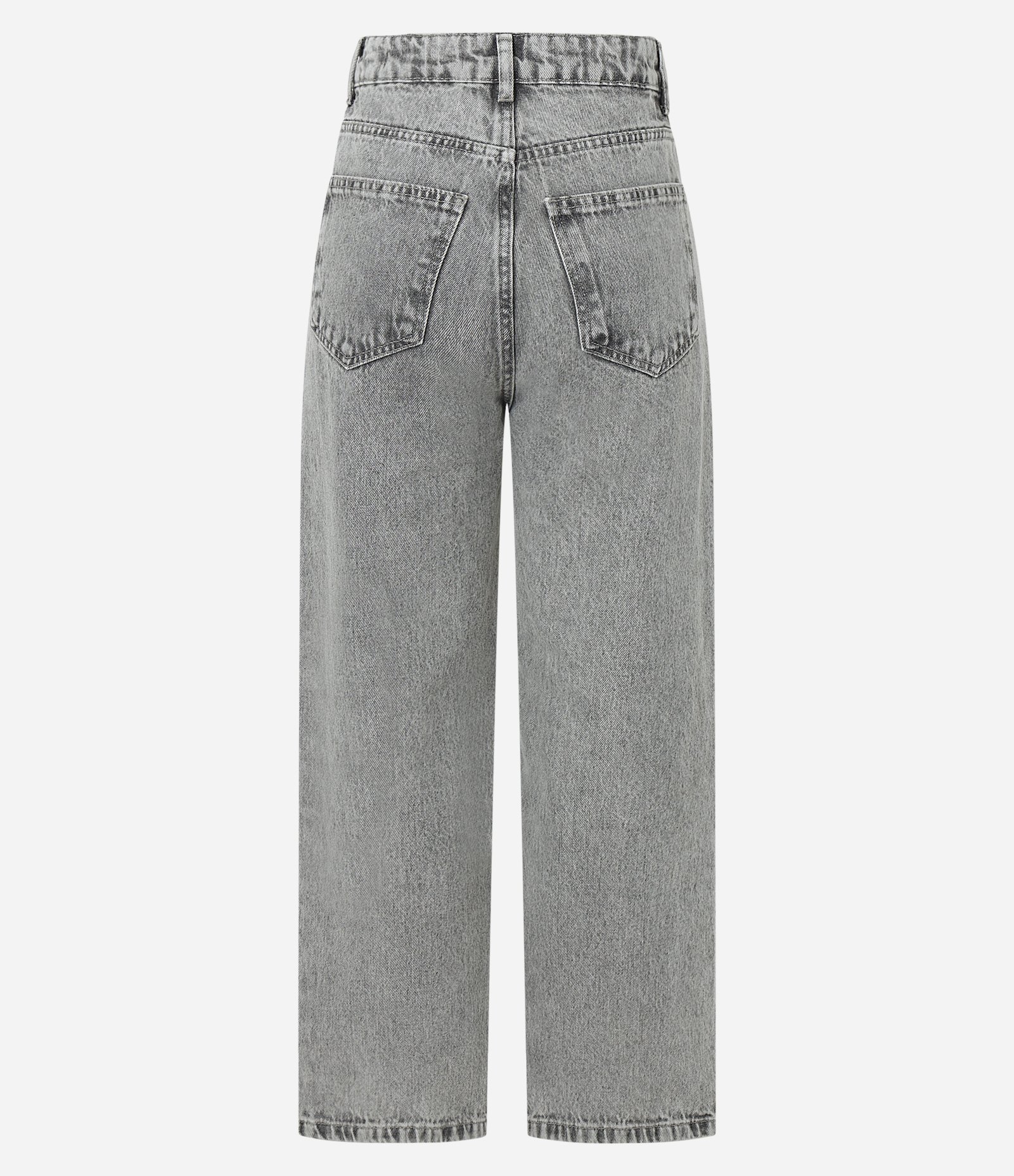 Calça Cropped Reta Jeans com Lavagem Clássica Cinza 6
