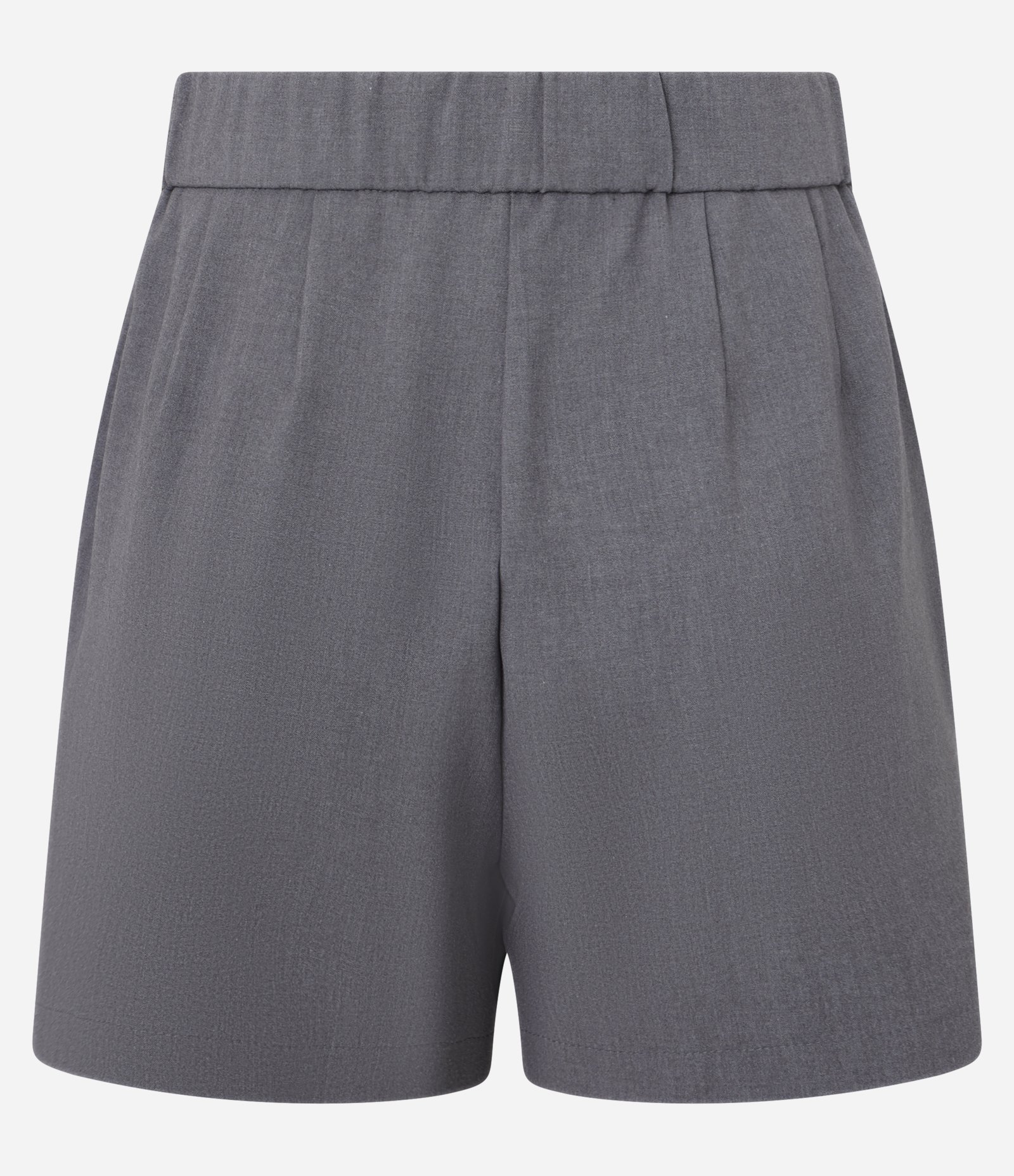 Short Alfaiatado com Pregas e Bolsos Cinza Escuro 7