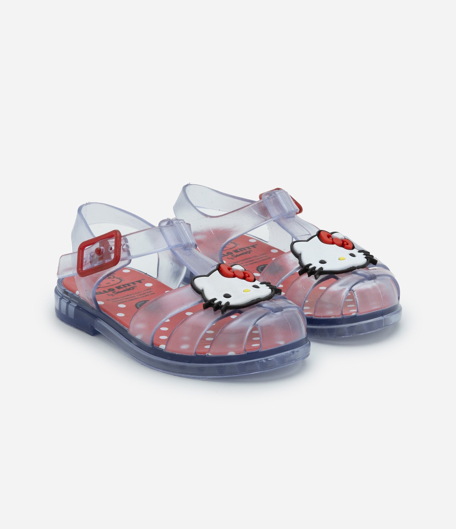 Sandália Infantil com Patch da Hello Kitty - Tam 20 a 29 Transparente 1