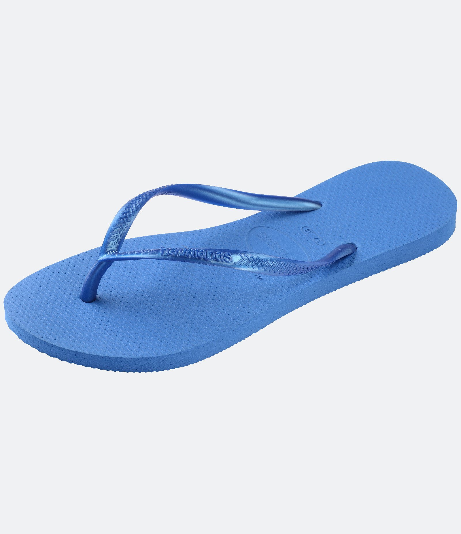Chinelo Slim com Tira Metalizada Havaianas Azul 5